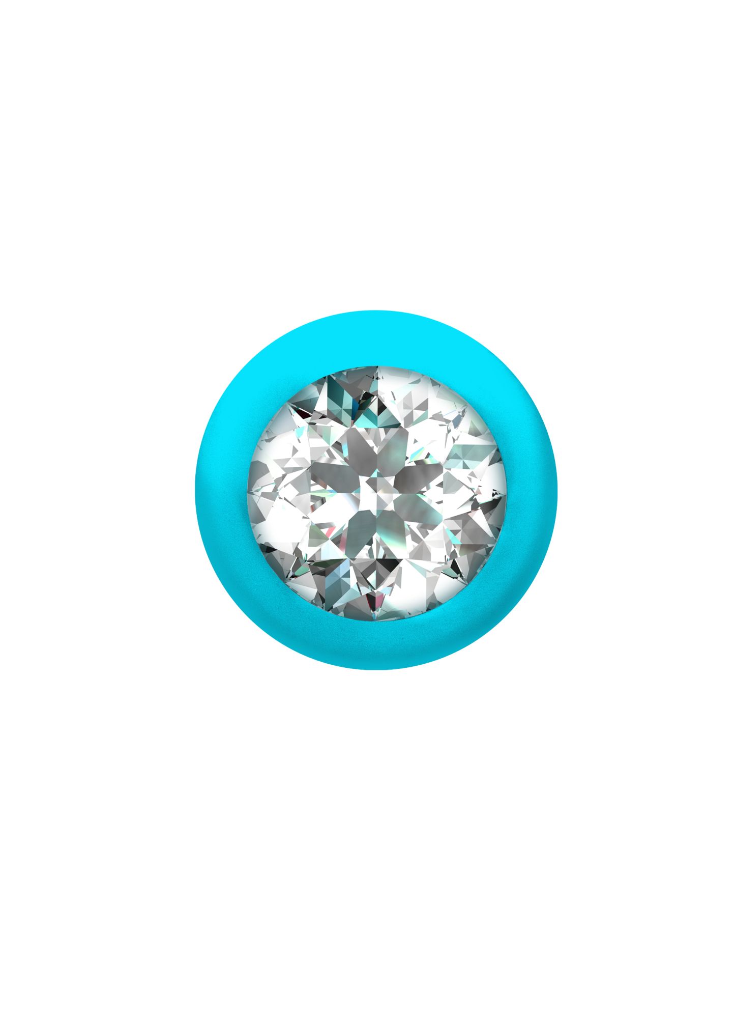 анальная цепочка с кристаллом emotions buddy turquoise 1400-02lola в России