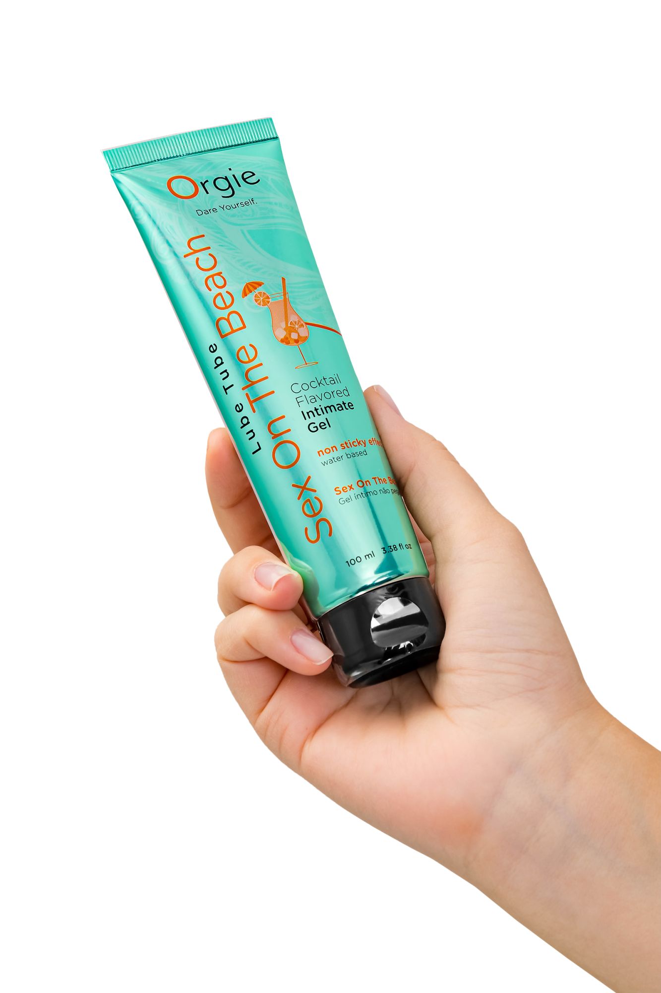 интимный гель orgie lube tube на водной основе, со вкусом коктейля секс на пляже, 100 мл в России
