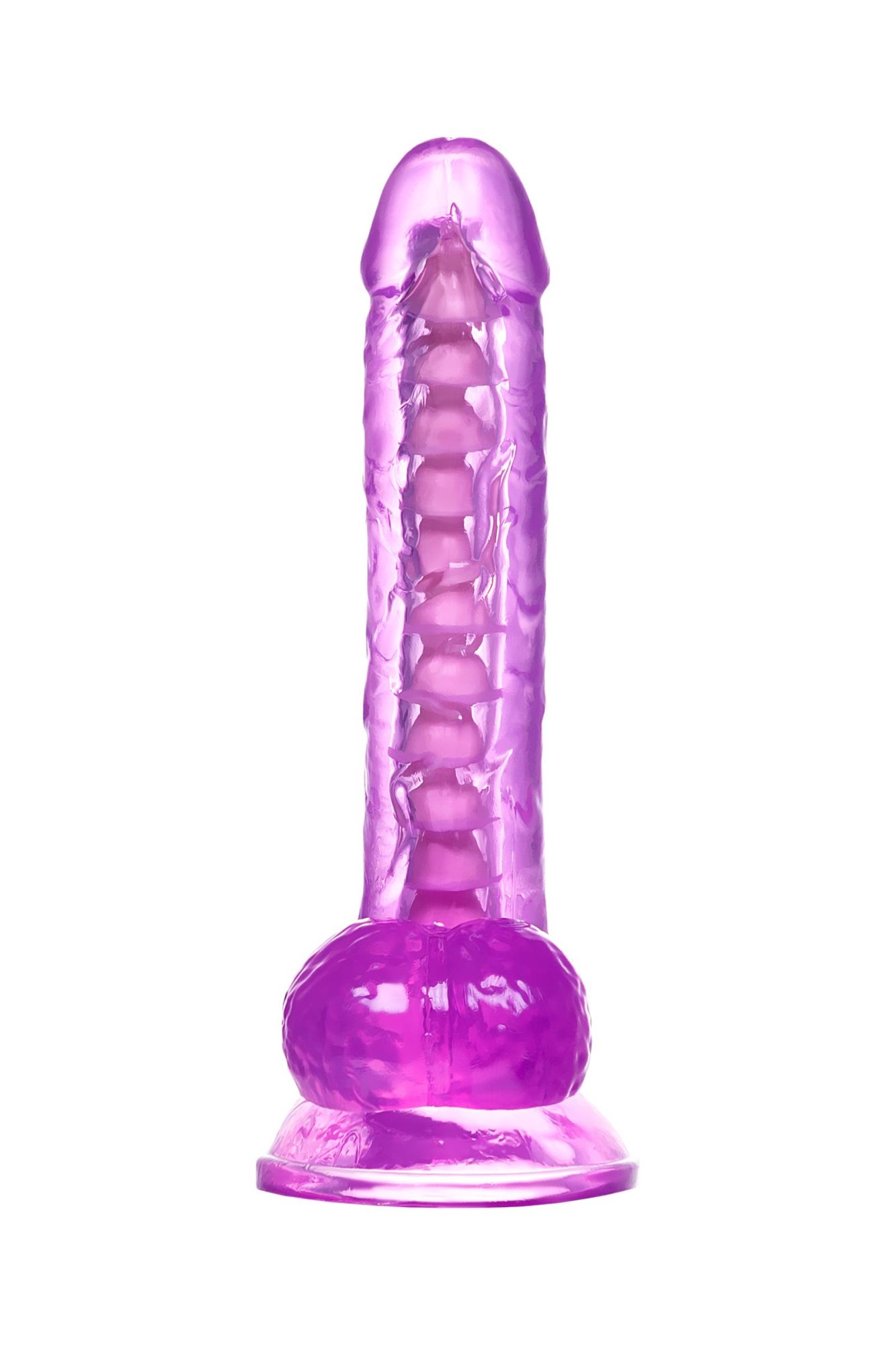 реалистичный фаллоимитатор a-toys by toyfa celiam, tpe, фиолетовый, 20,5 см в России