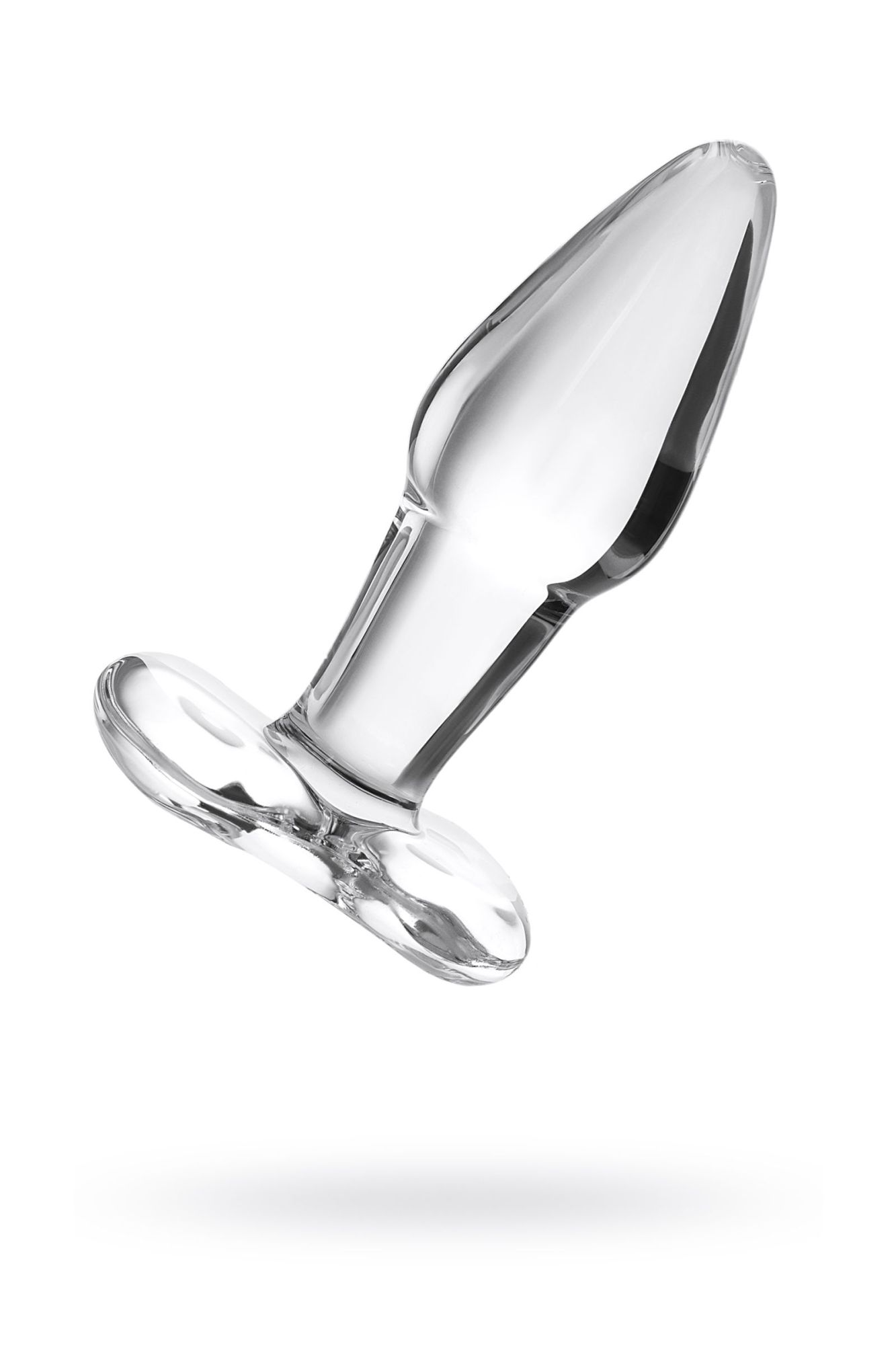 анальная втулка sexus glass, стекло, прозрачная, 10,5 см, ø 3,5 см в России