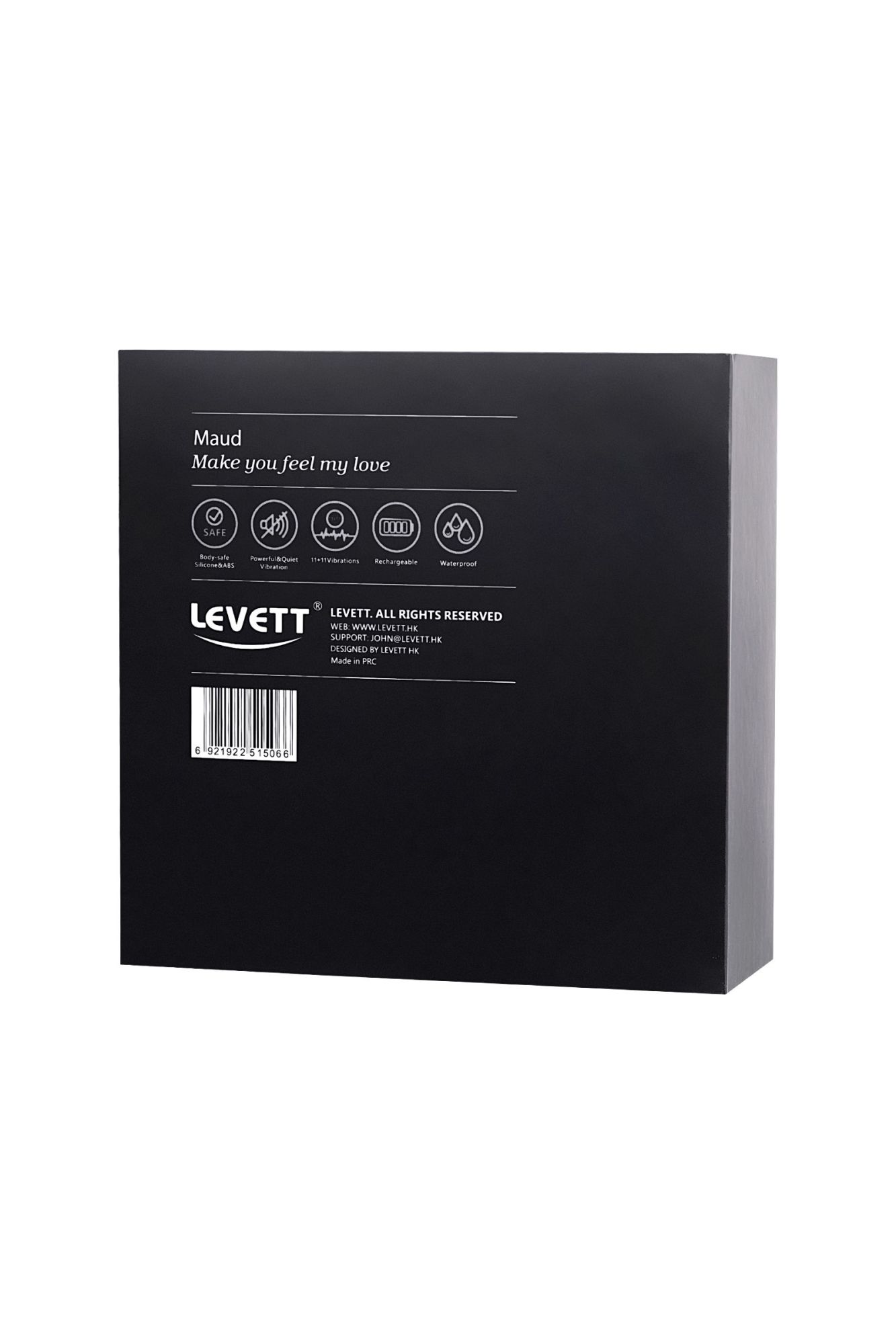 стимулятор простаты levett maud, силикон, черный, 15 см в России