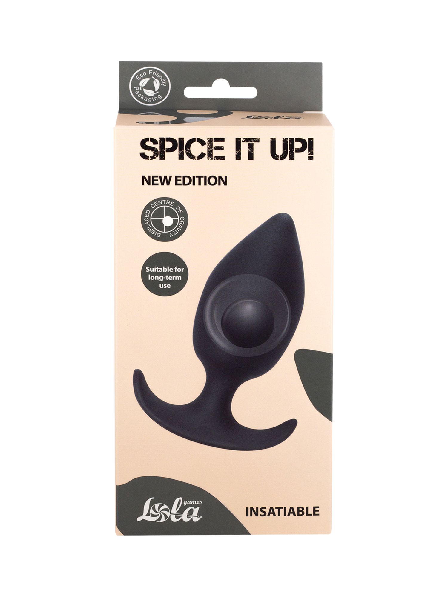 пробка со смещенным центром тяжести spice it up insatiable dark grey 8011-02lola в России