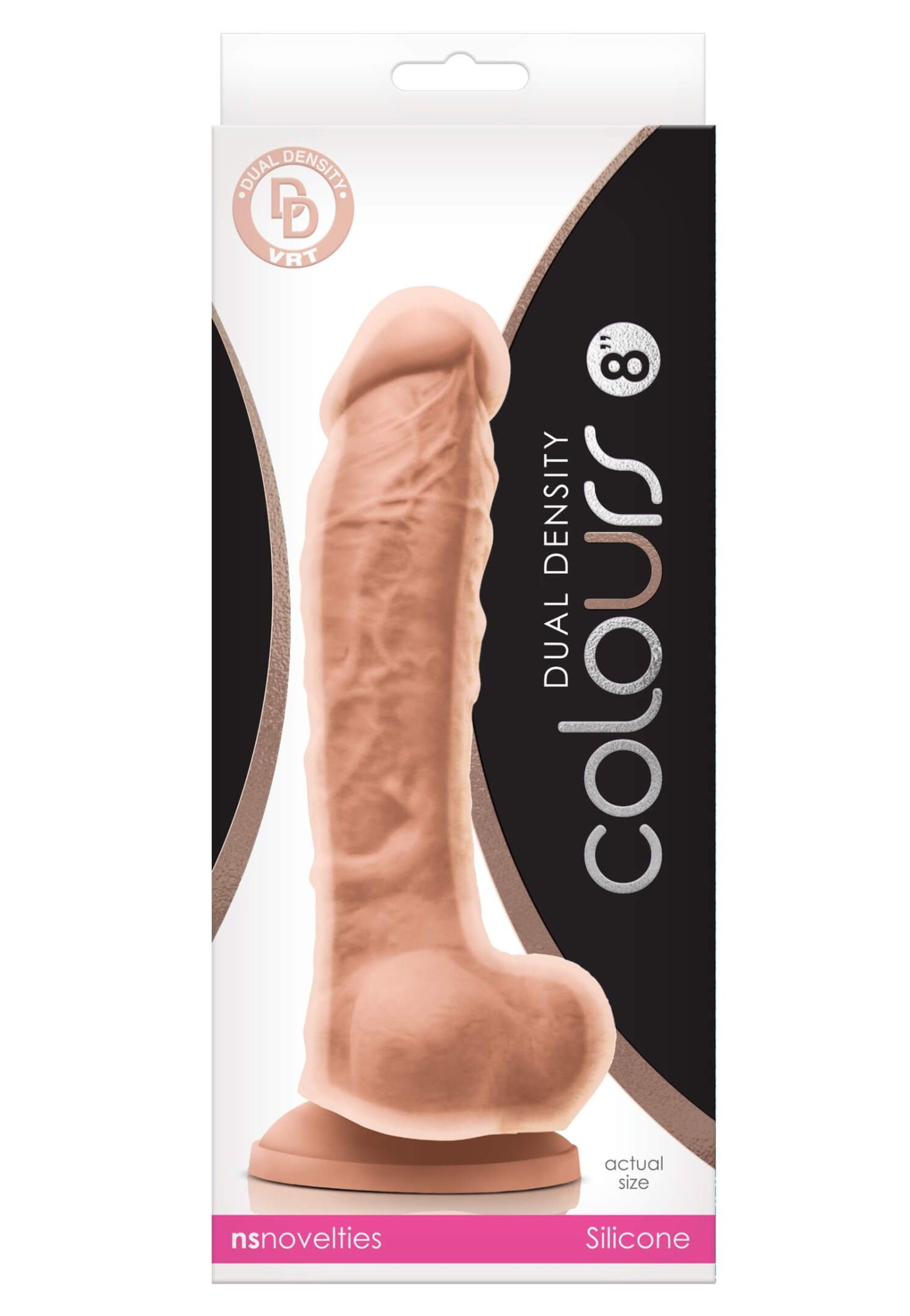 фаллоимитатор ns novelties colours dual density 8 inch, телесный в России