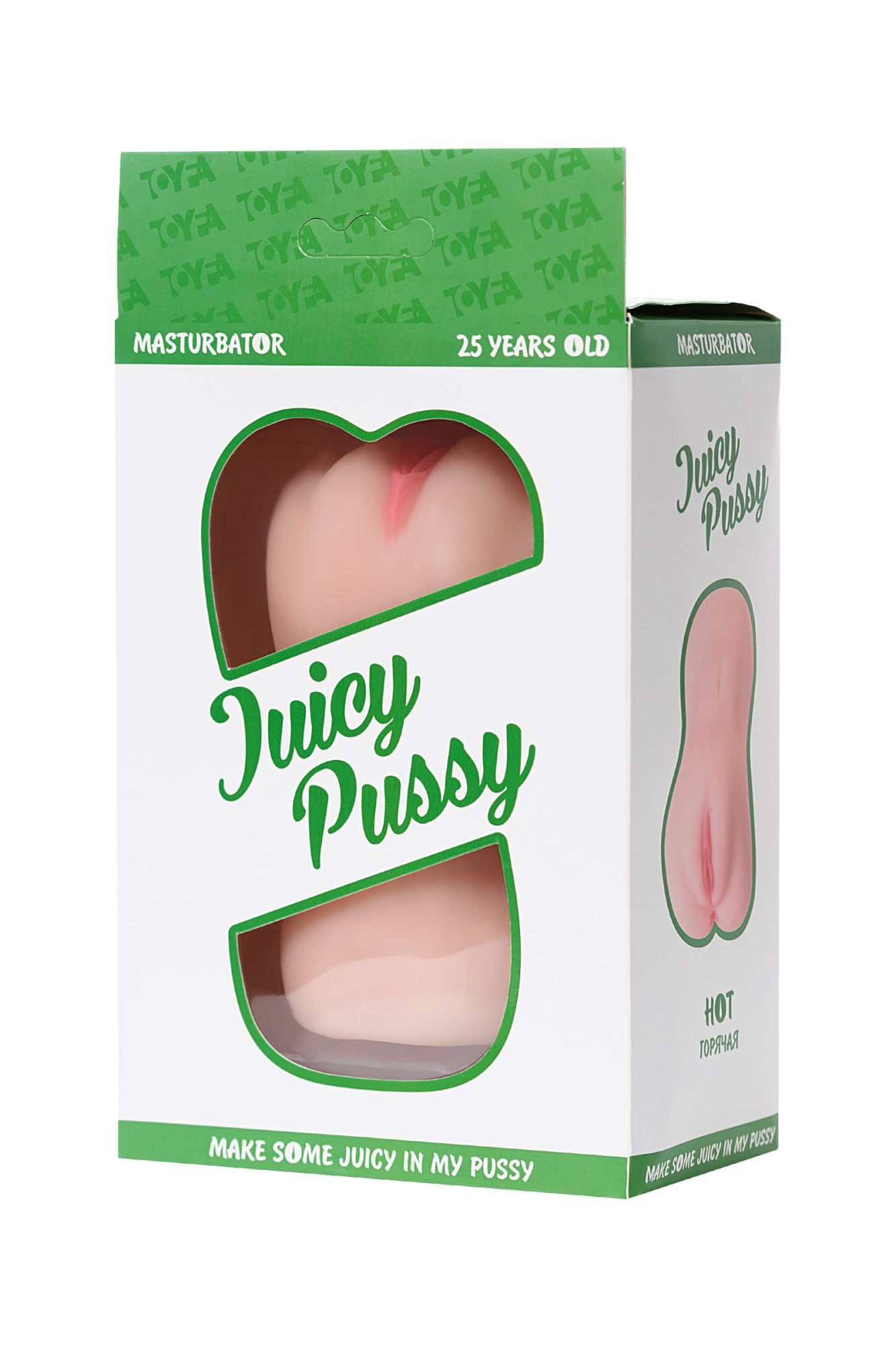 мастурбатор реалистичный toyfa juicy pussy, hot, tpr, телесный, 14,5 см в России