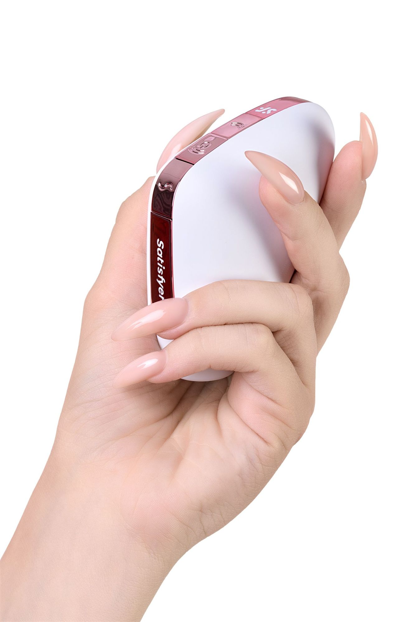 вакуум-волновой бесконтактный стимулятор клитора satisfyer love triangle, силикон, белый, 8,8 см. в России