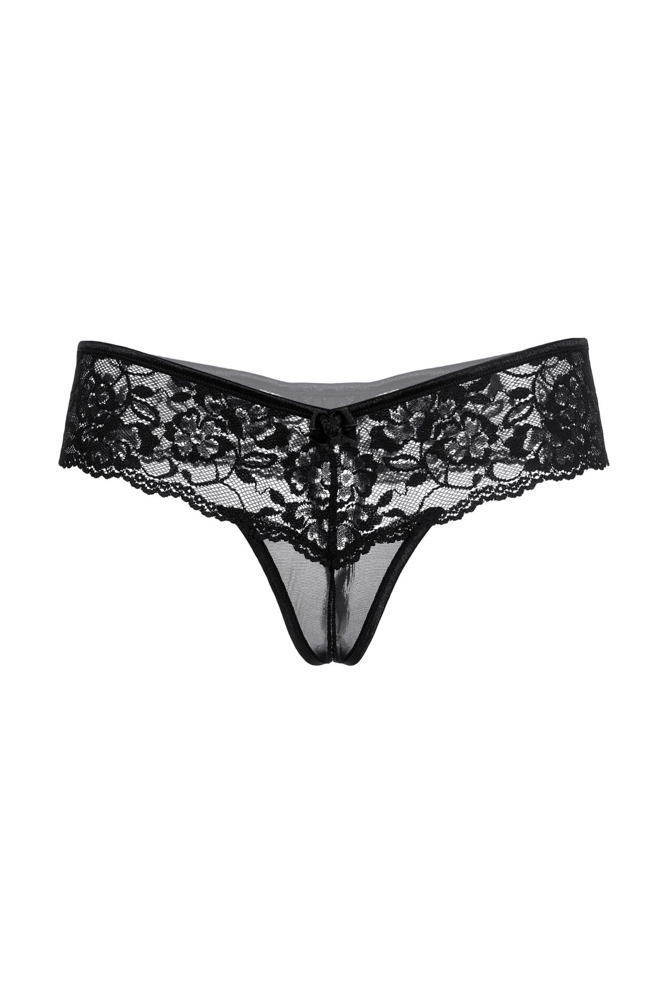 Эротическое трусики кружевные softline collection, черный, m/l в России