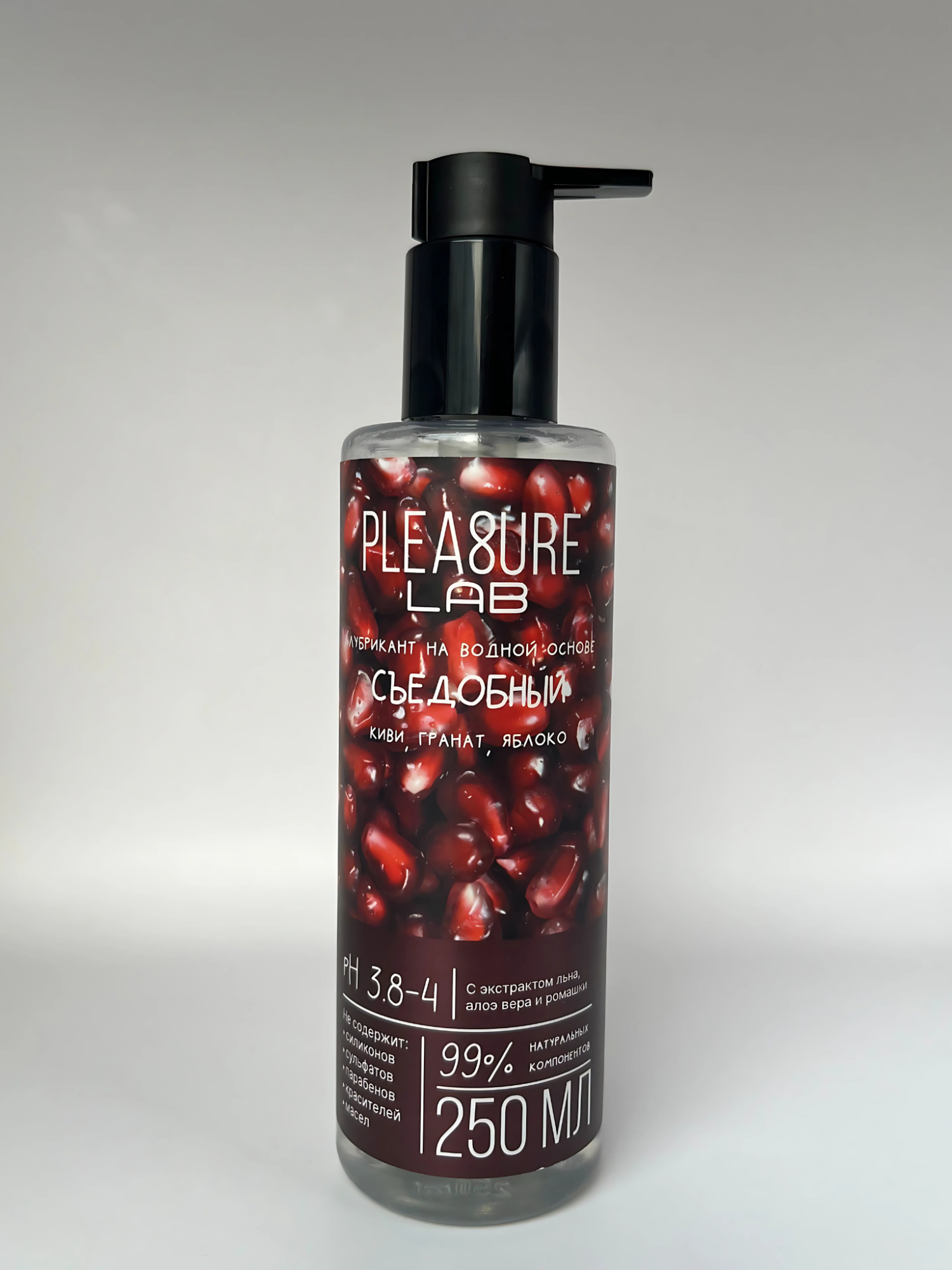 съедобный лубрикант на водной основе pleasure lab киви, гранат, яблоко 1182-02lab в России