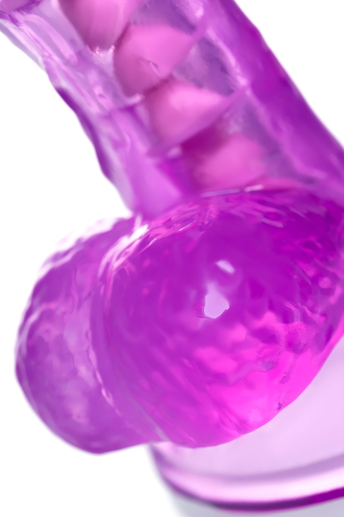 реалистичный фаллоимитатор a-toys by toyfa celiam, tpe, фиолетовый, 20,5 см в России