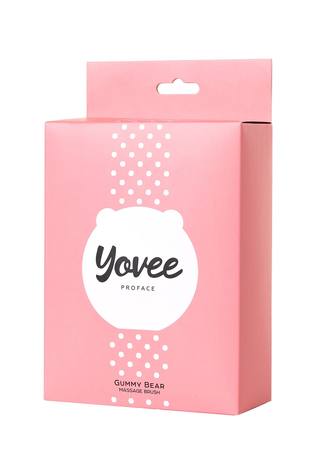 массажер для лица yovee gummy bear, розовый в России
