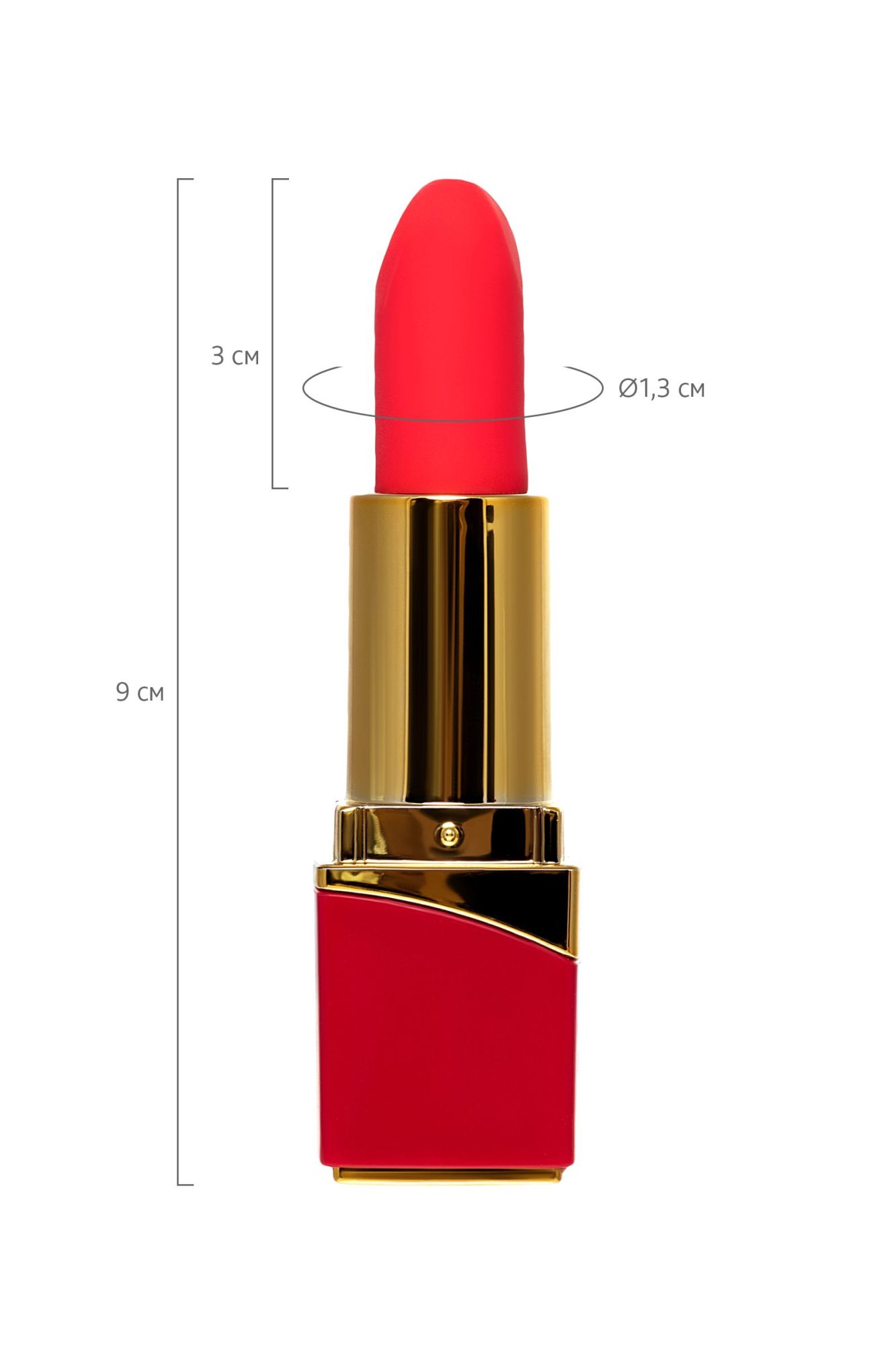 минивибратор flovetta by toyfa pansies, abs пластик, красный, 9 см в России