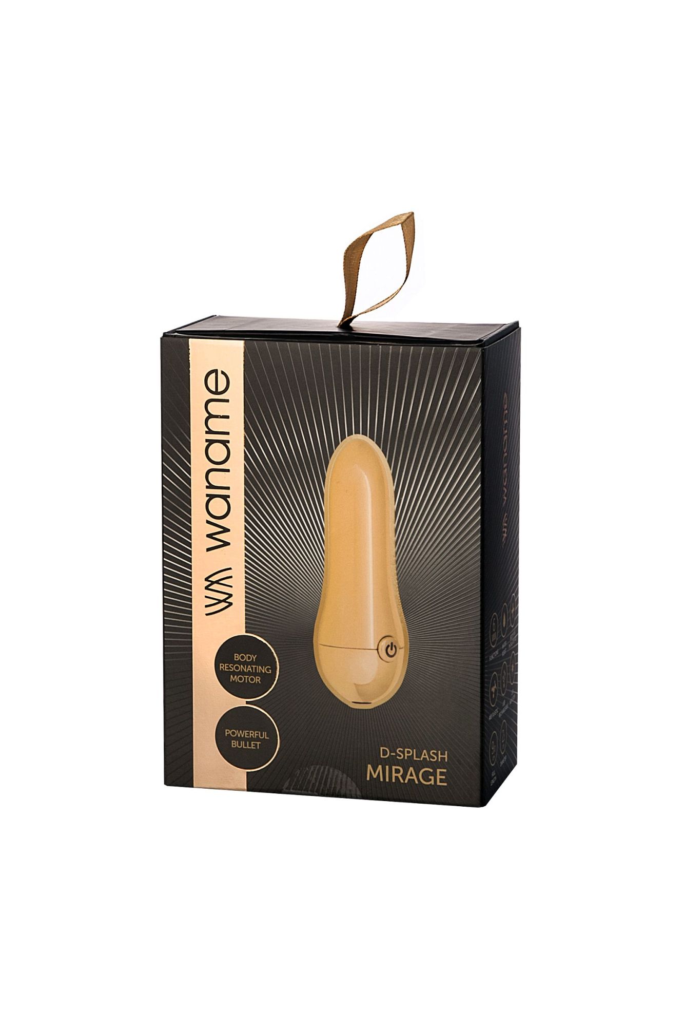 стимулятор наружных интимных зон waname d-splash mirage, abs пластик, золотой, 9 см в России