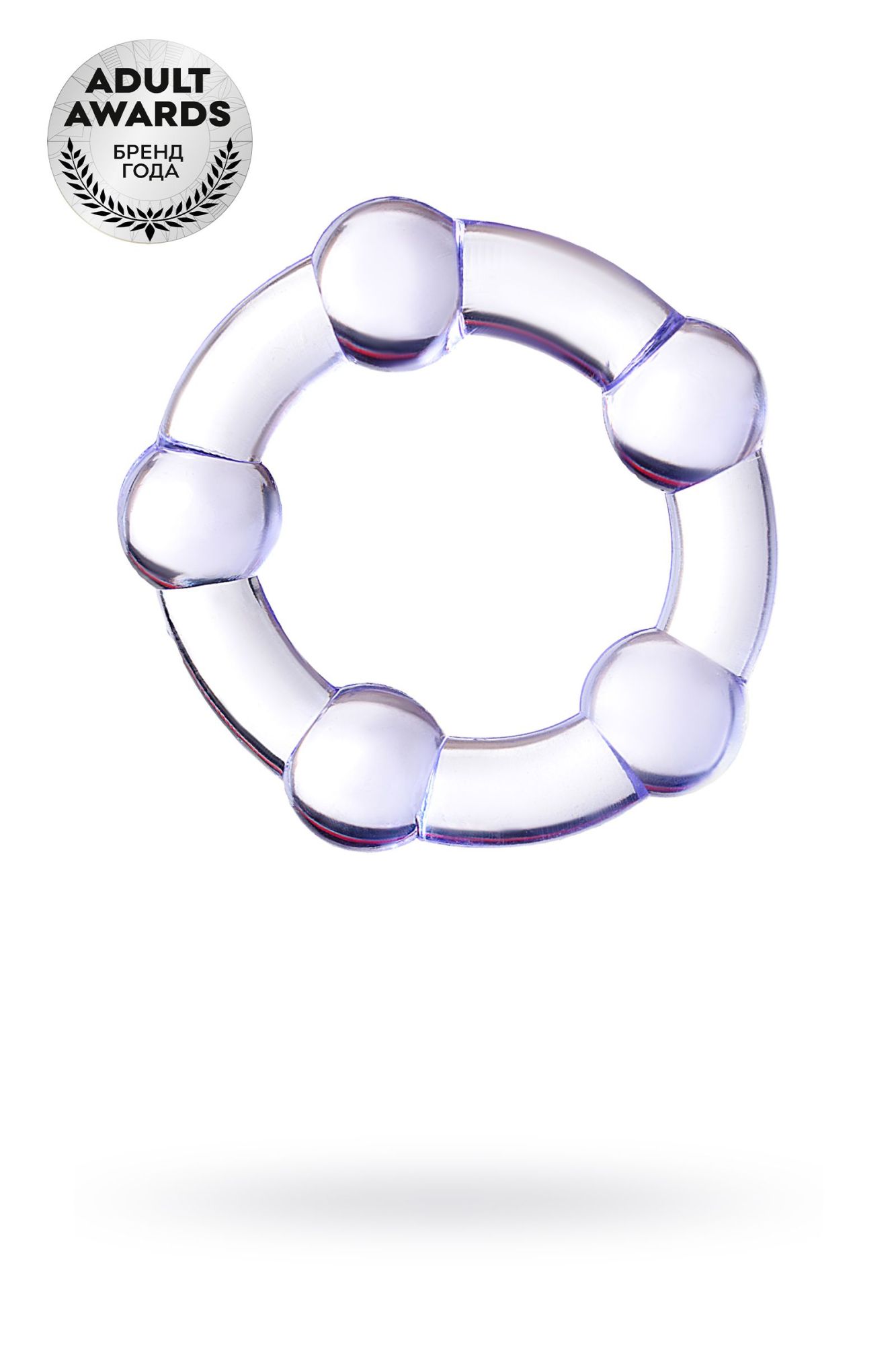эрекционное кольцо toyfa  a-toys brid, силикон, фиолетовый, ø 3,3 см в России