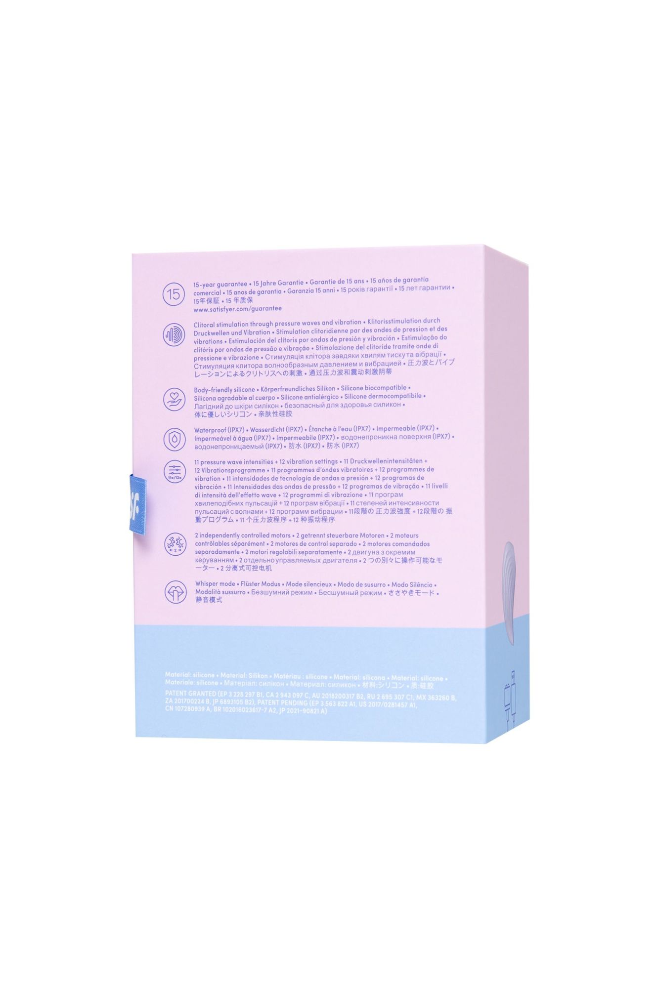 вакуум-волновой бесконтактный стимулятор клитора satisfyer pearl diver, силикон, фиолетовый, 5 см в России