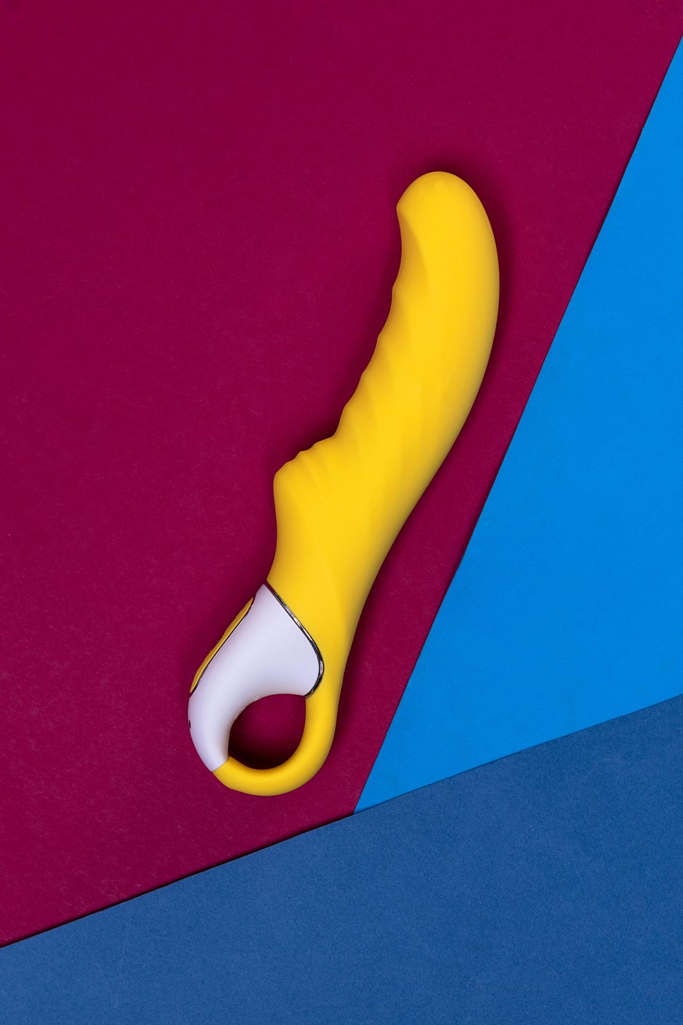 нереалистичный вибратор satisfyer vibes yummy sunshine, силикон, желтый, 22,5 см. в России