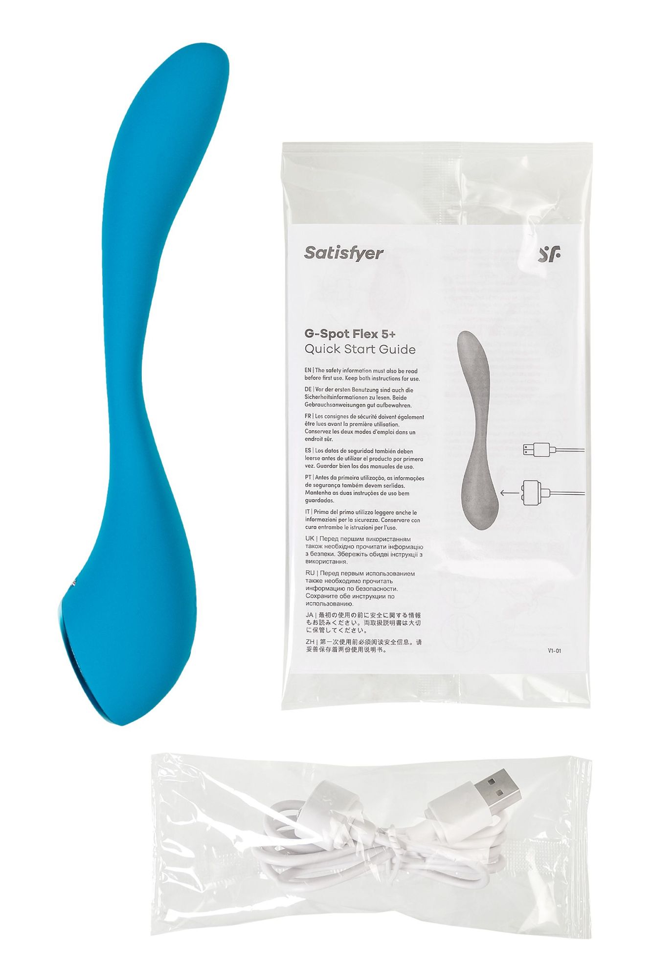 стимулятор точки g satisfyer g-spot flex 5, синий в России