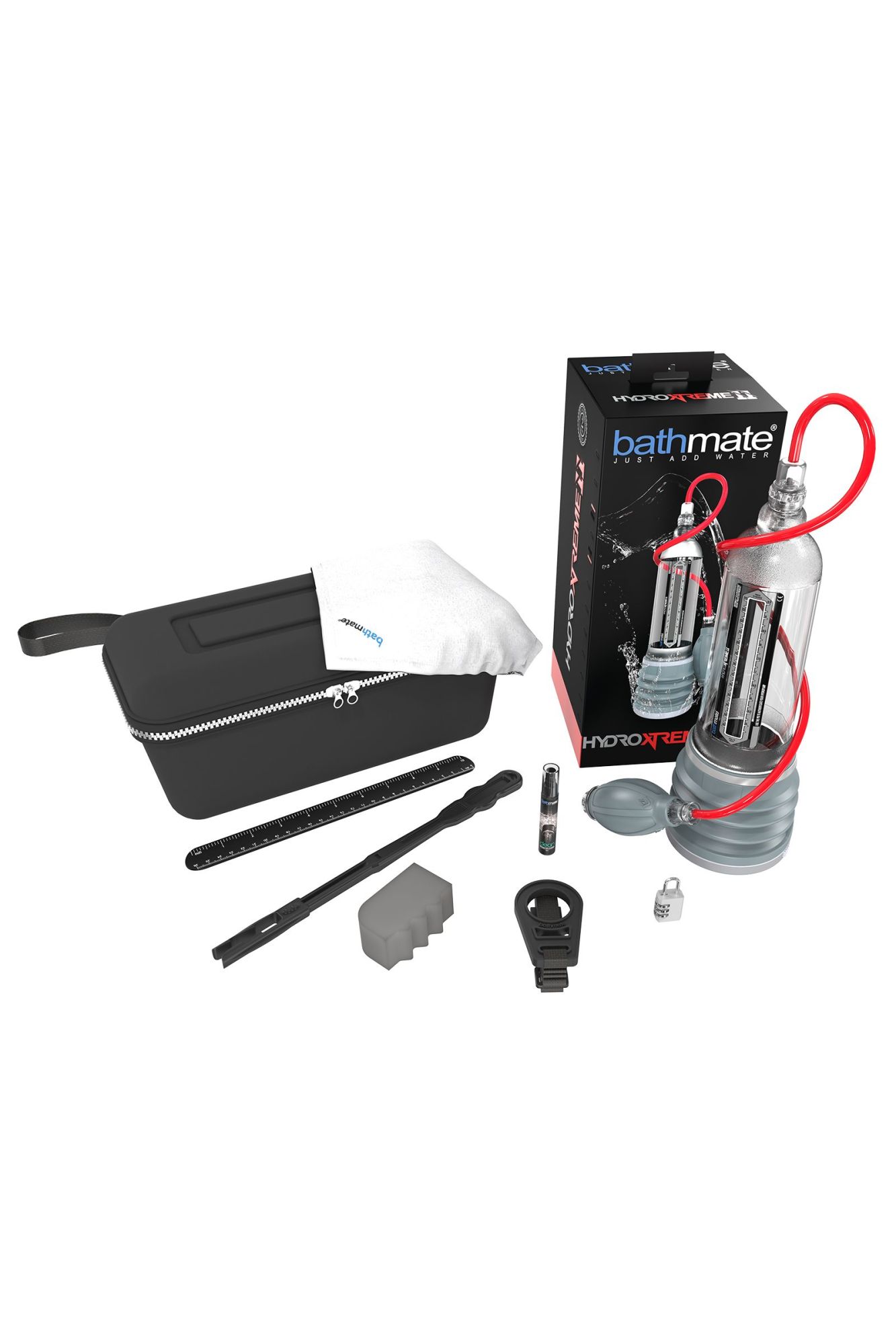 гидропомпа bathmate hydroxtreme 11, abs пластик, прозрачная (аналог hydromax xtreme x50) в России