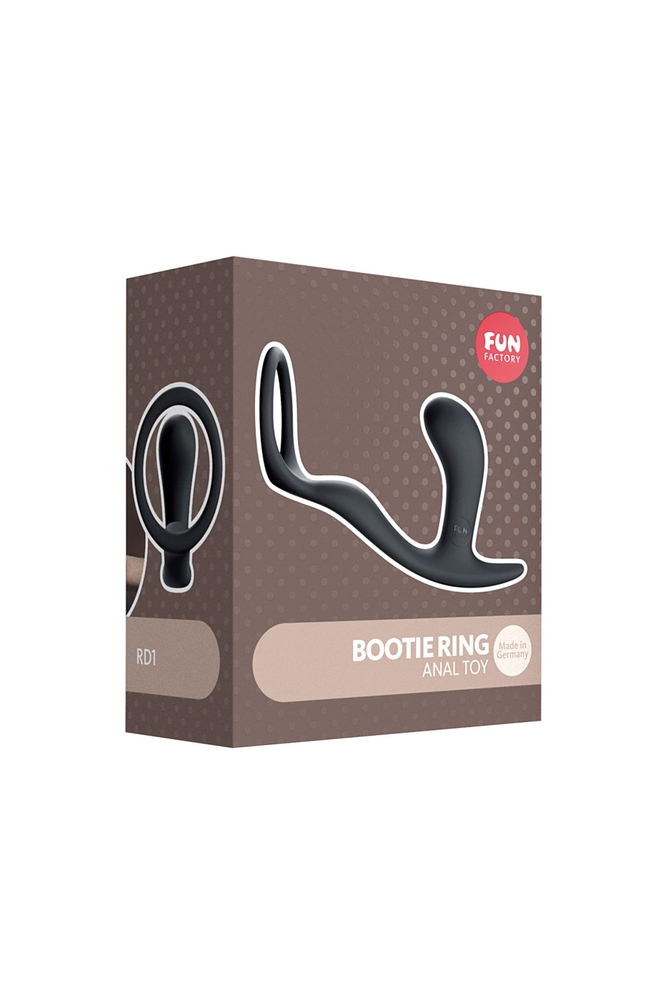 насадка fun factory bootie ring, силикон, чёрная, 13 см в России