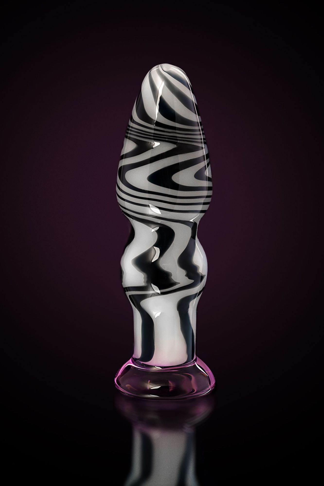 анальная втулка sexus glass, стекло, белый, 12,5 см, ø 3,5 см в России