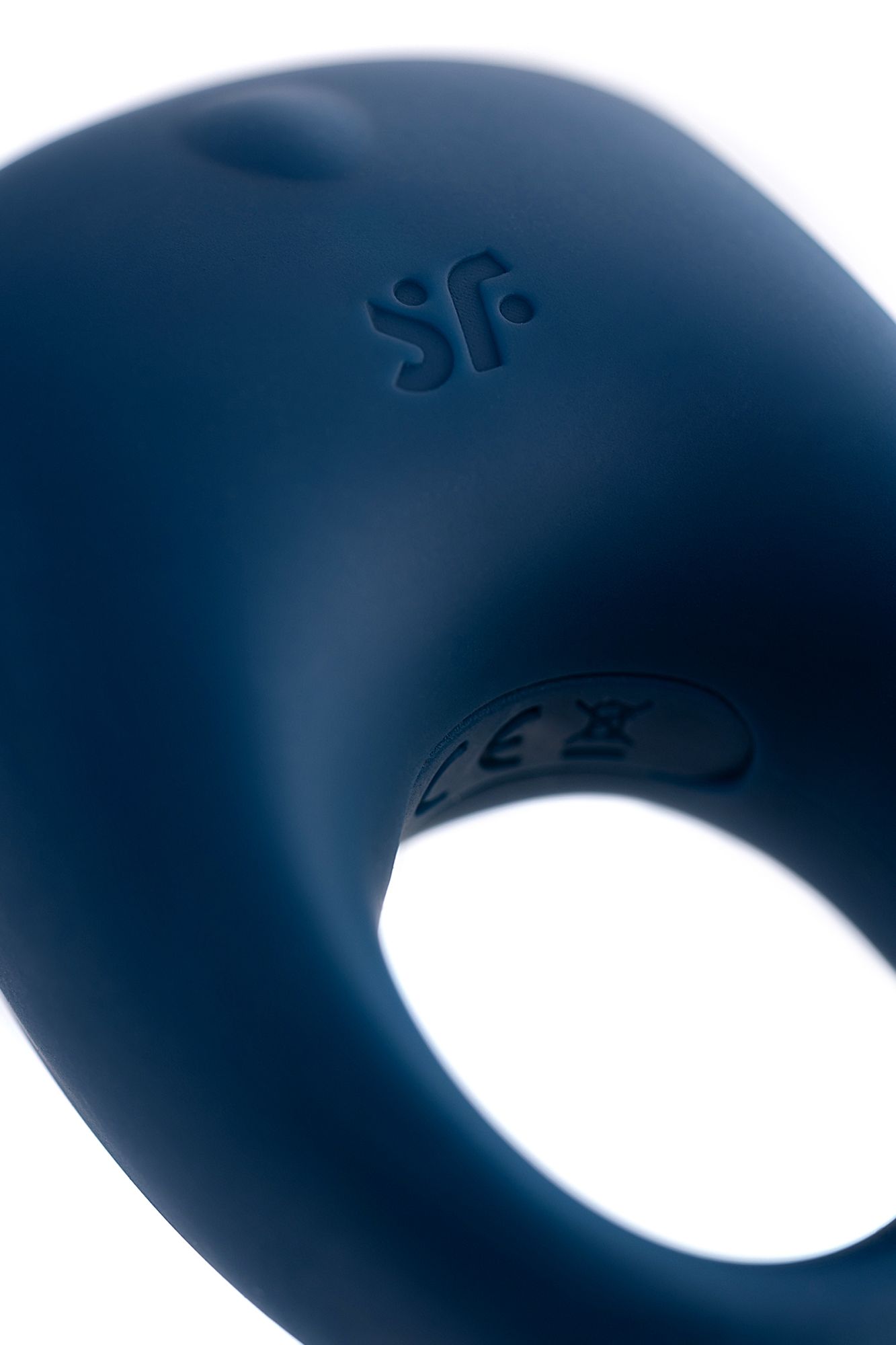 эрекционное кольцо на пенис satisfyer strong one connect app, силикон, синий, 7 см. в России