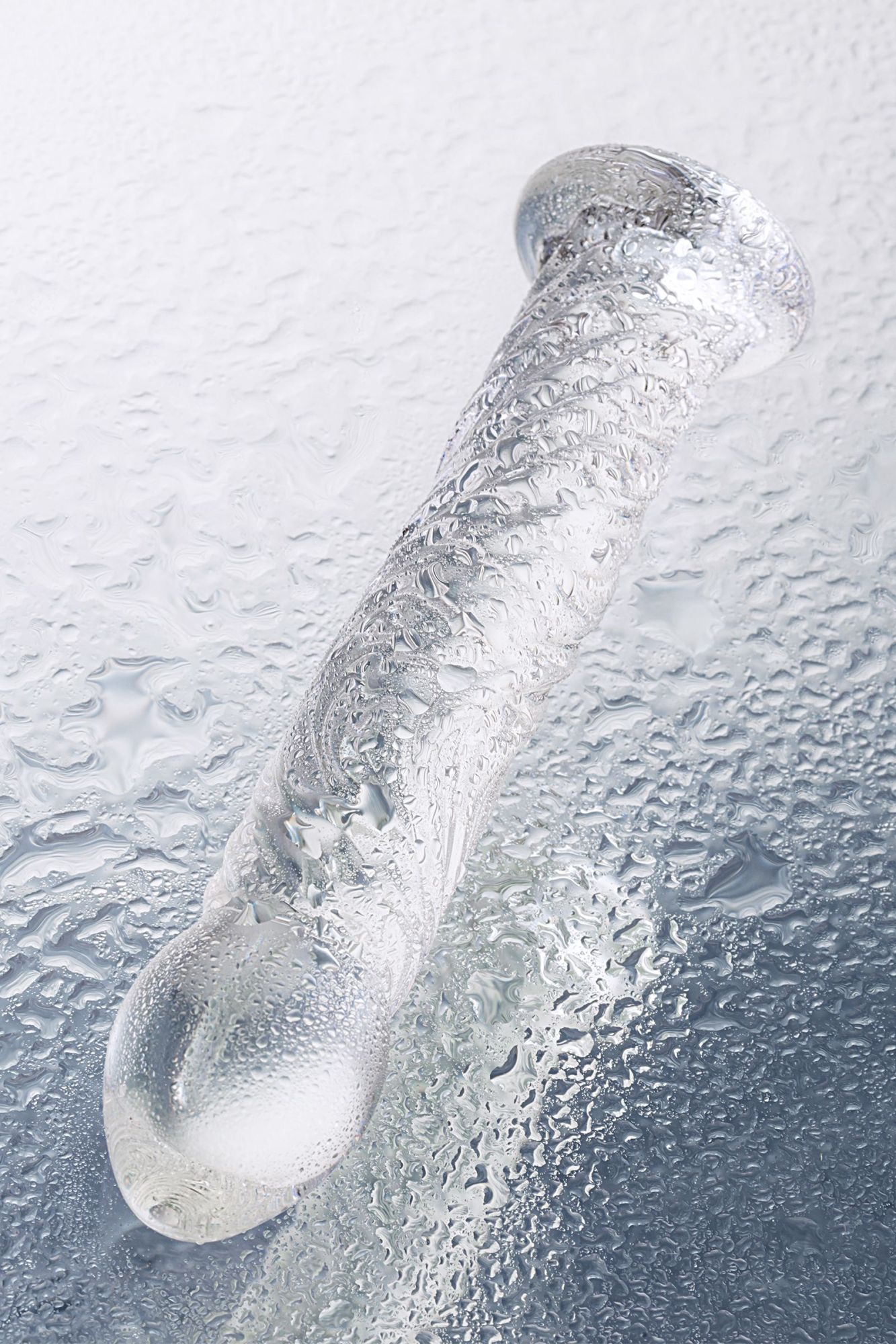 нереалистичный фаллоимитатор sexus glass, стекло, прозрачный, 16,5 см в России