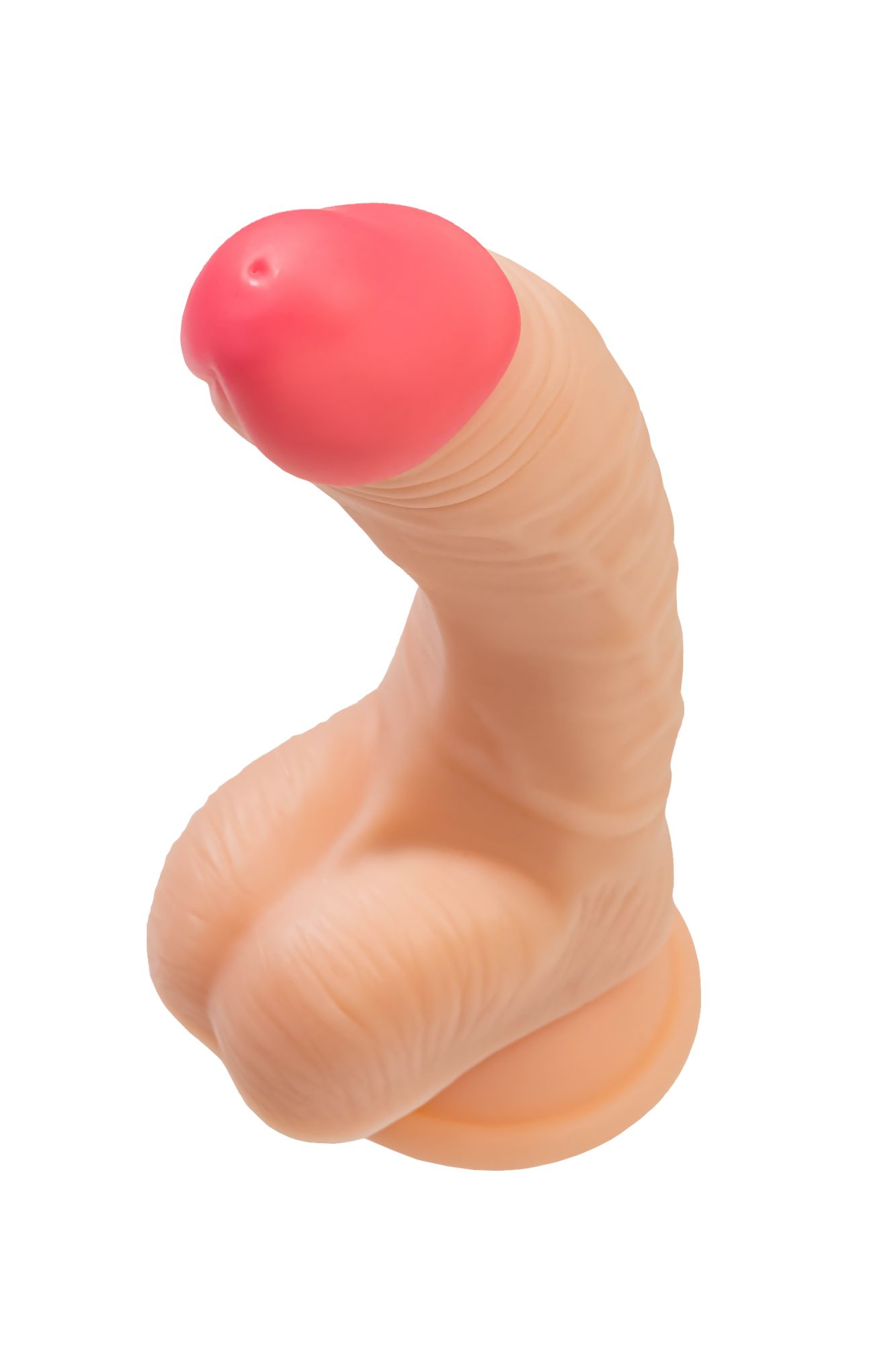 реалистичный фаллоимитатор realstick nude nash, pvc, телесный, 18 см в России
