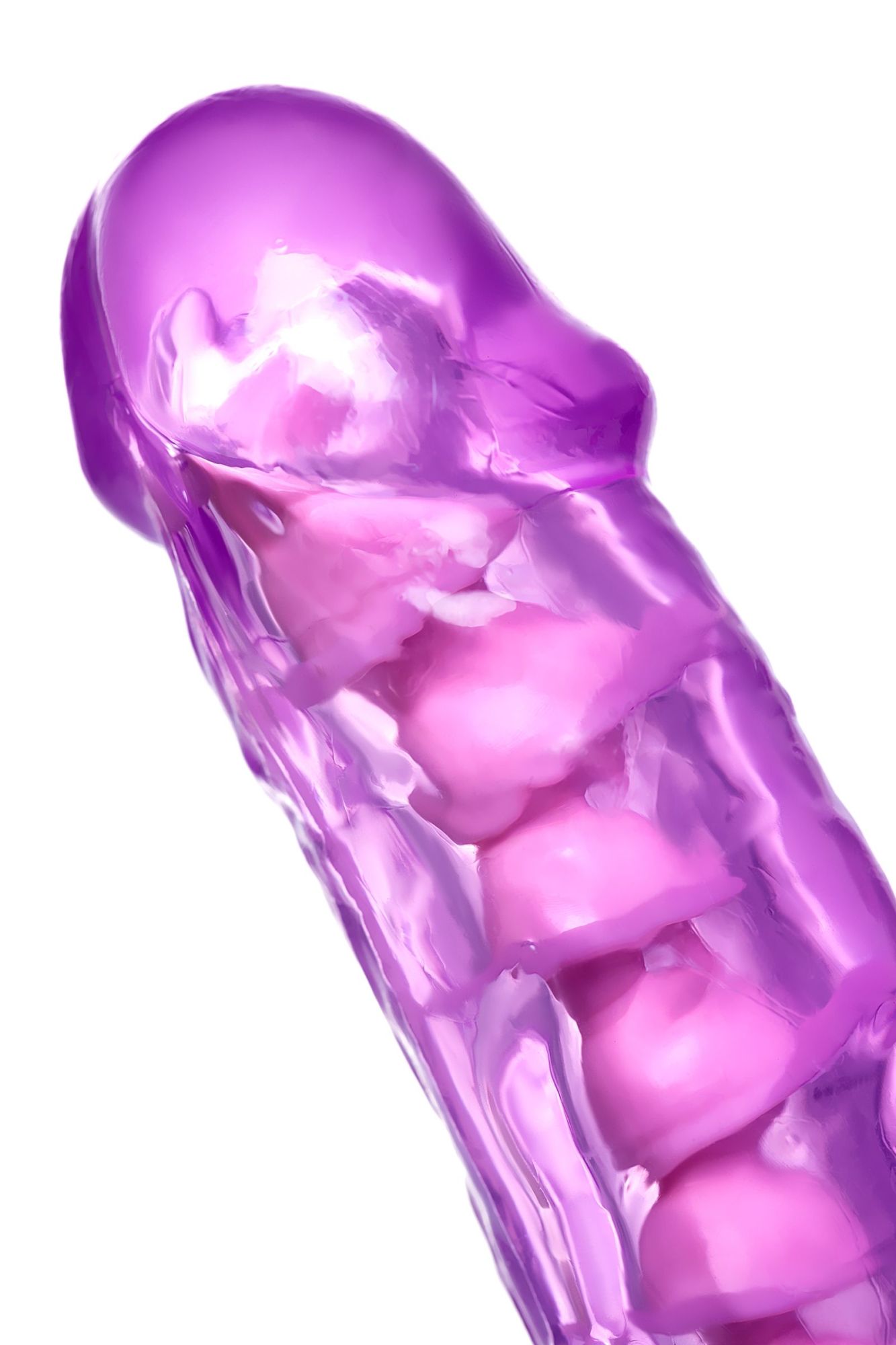 реалистичный фаллоимитатор a-toys by toyfa celiam, tpe, фиолетовый, 20,5 см в России