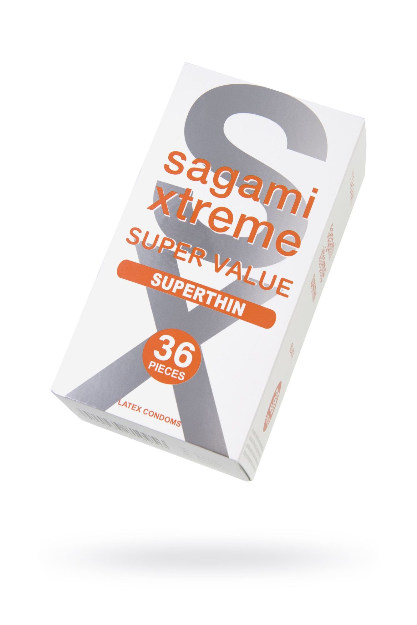 презервативы sagami, xtreme, 0.04, латекс, 19 см, 5,4 см, 36 шт. в России