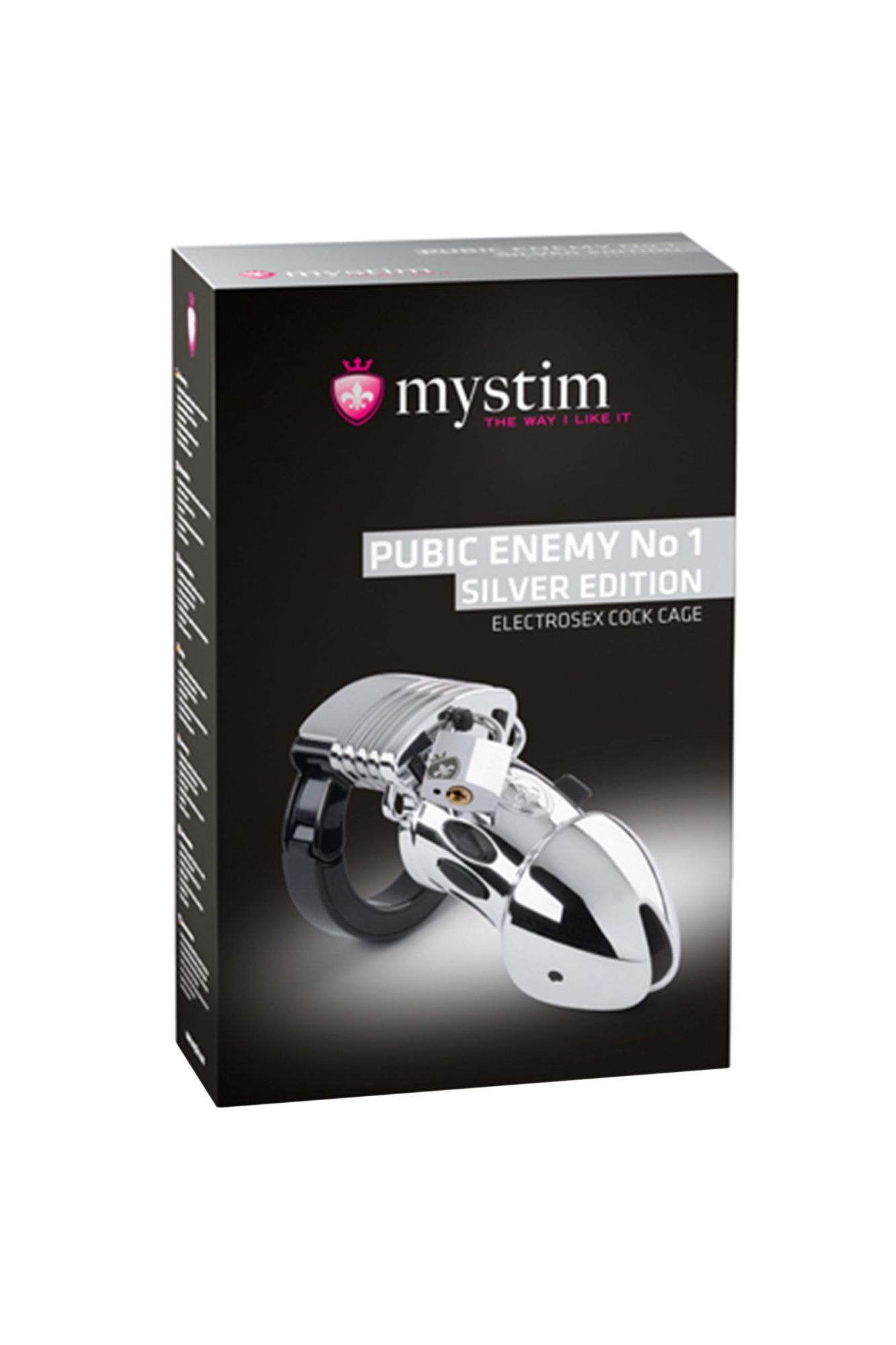 электростимулятор mystim pubic enemy no 1, хирургическая сталь, серебряный, 8,2 см в России