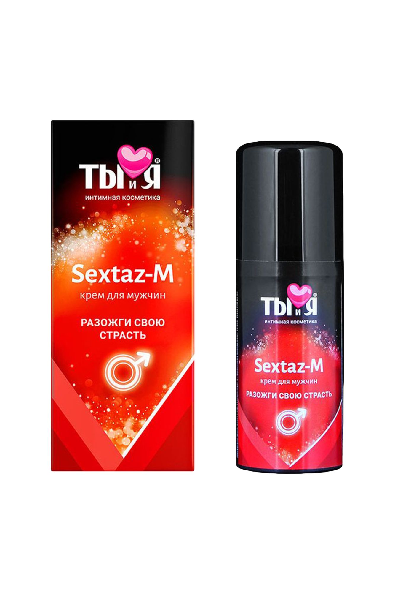 крем возбуждающий ты и я "sextaz-m" для мужчин, 20 г в России