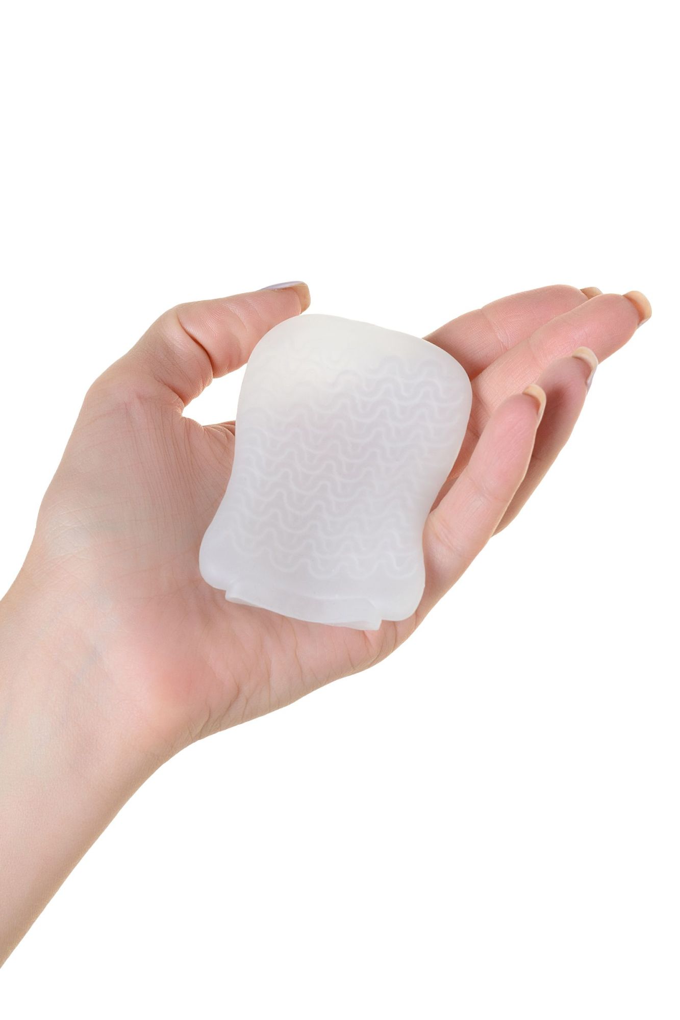 мастурбатор toyfa a-toys pocket wavy, tpr, белый, 7,8 см в России
