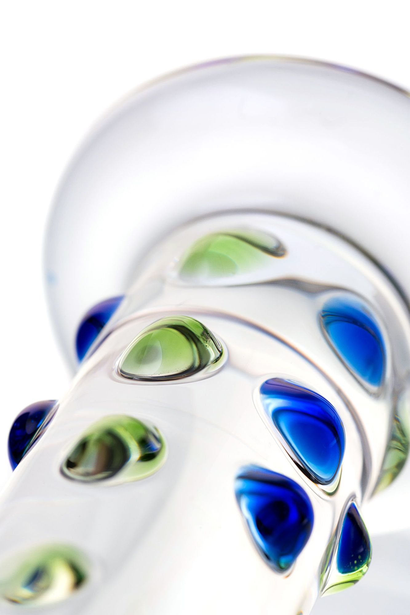 нереалистичный фаллоимитатор sexus glass, стекло, прозрачный, 18 см в России