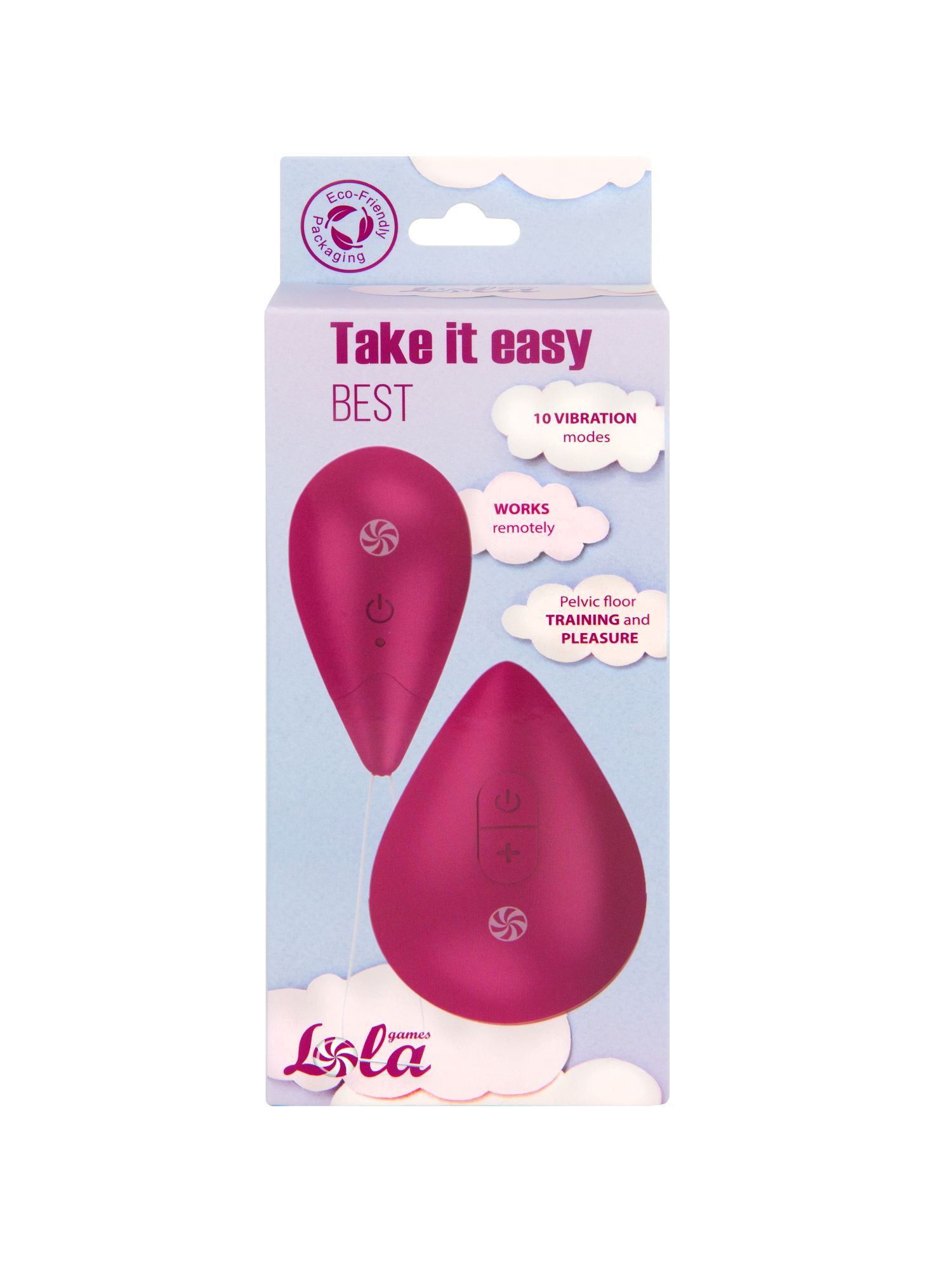 виброяйцо с пультом управления take it easy best wine red 9021-01lola в России