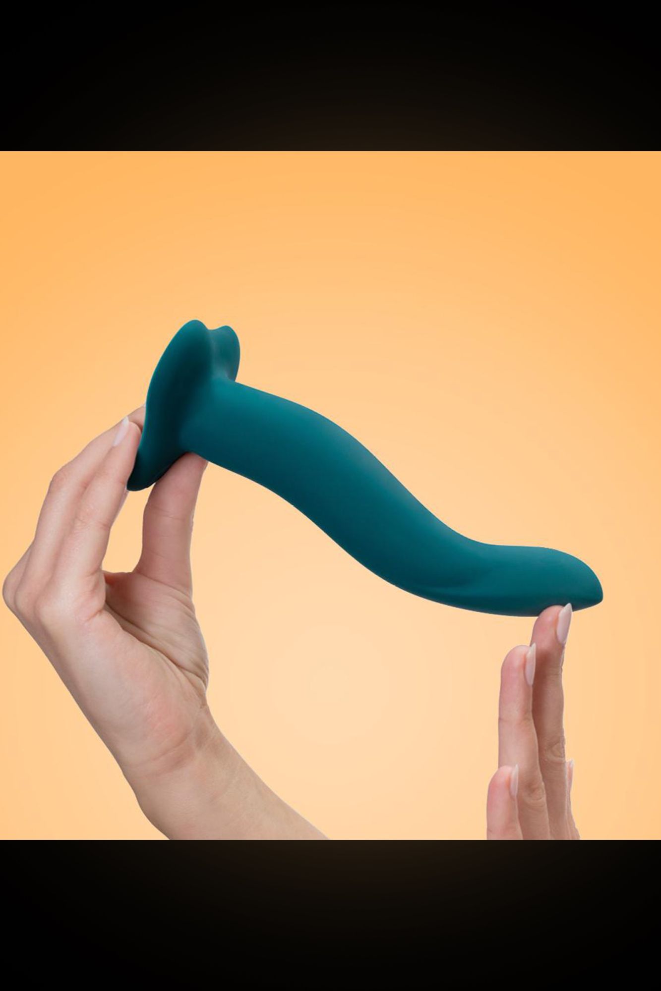 фаллоимитатор fun factory limba flex m, силикон, сине-зелёный, 19 см в России
