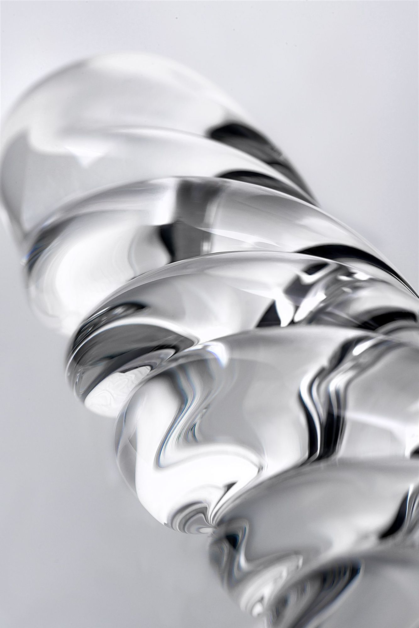 двусторонний фаллоимитатор sexus glass, стекло, прозрачный, 16 см в России