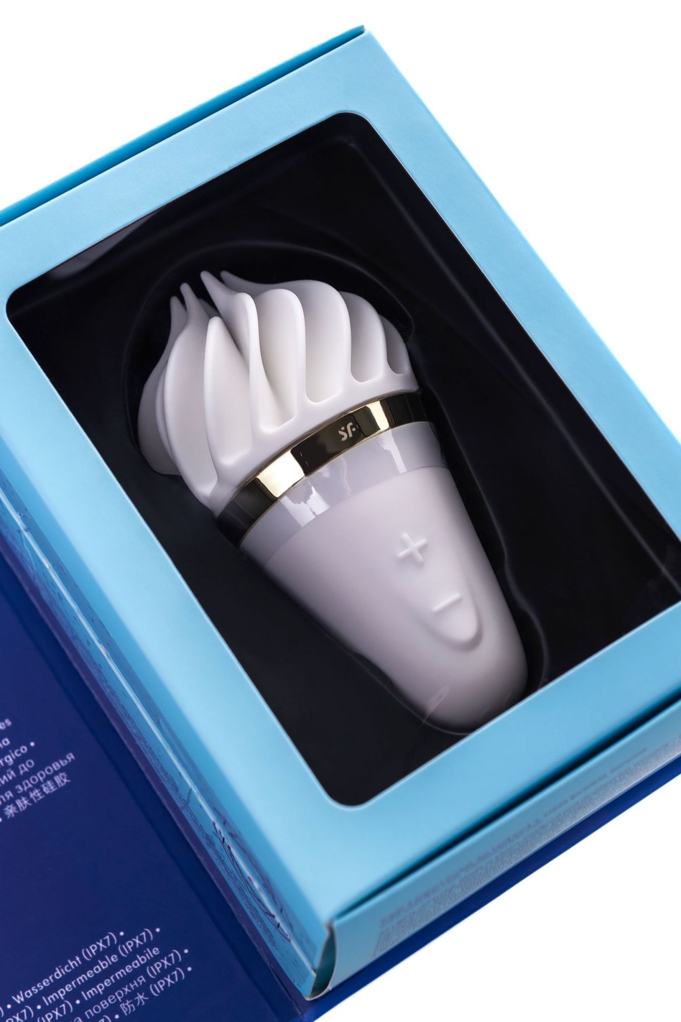 вибромассажер satisfyer layons sweet treat, силикон, белый, 10,4 см. в России