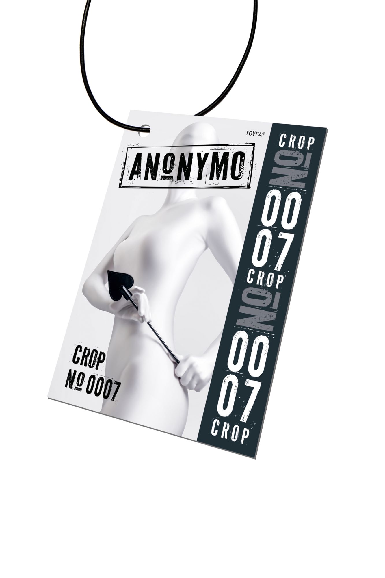 стек anonymo #0007, pu кожа, черный, 36 см в России