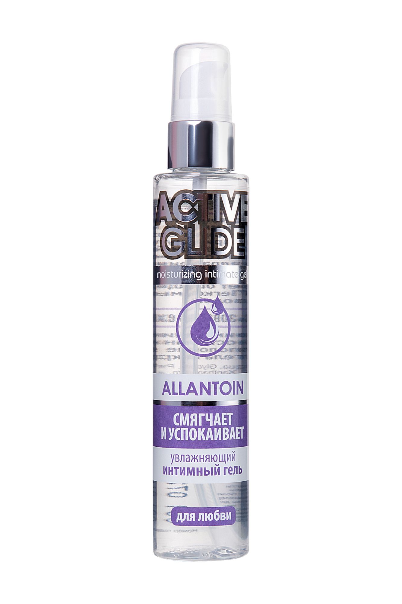 увлажняющий интимный гель active glide allantoin, 100 г в России
