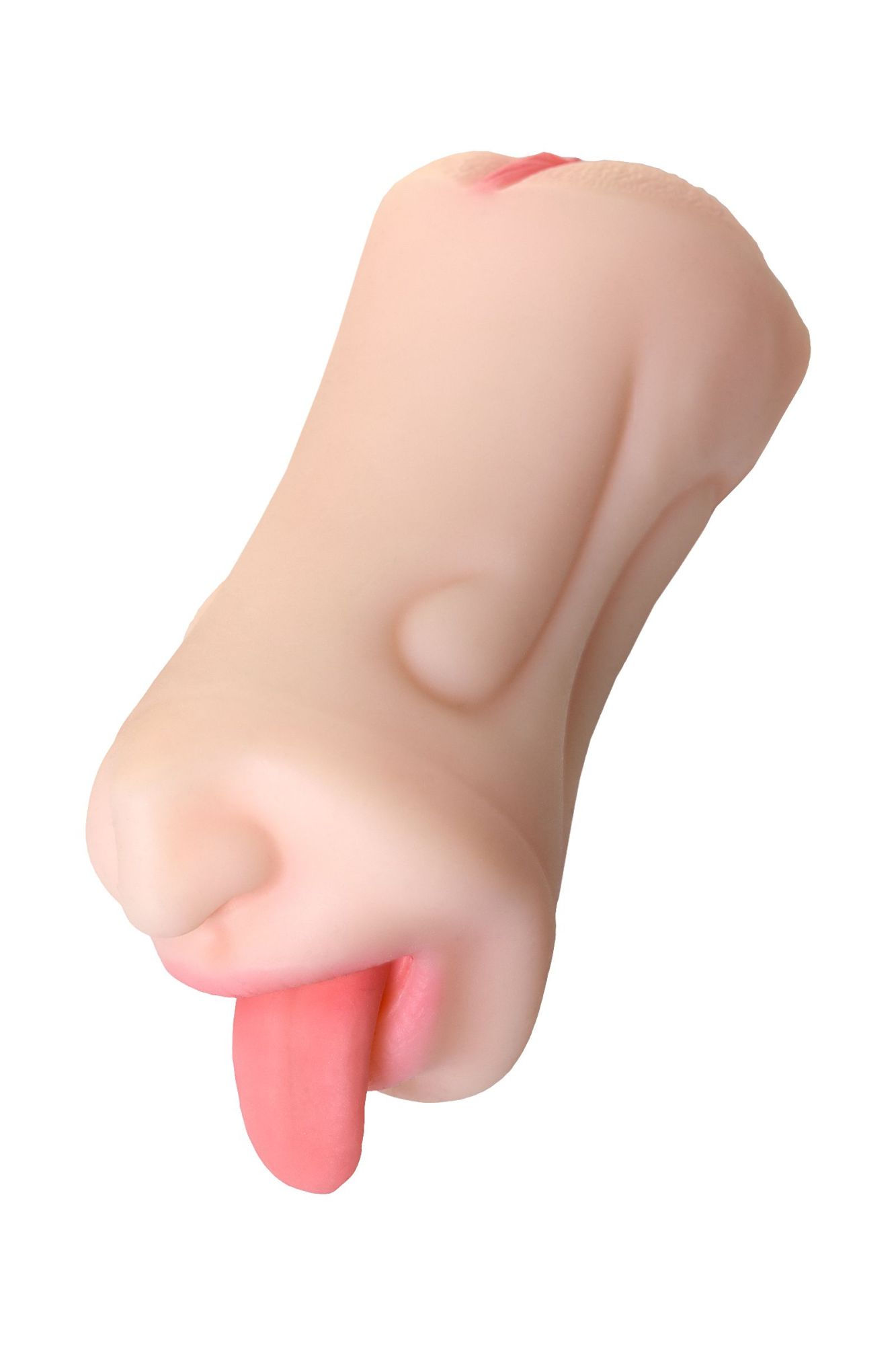 мастурбатор реалистичный toyfa juicy pussy fruity tongue, рот и вагина, tpe, телесный,19 см в России