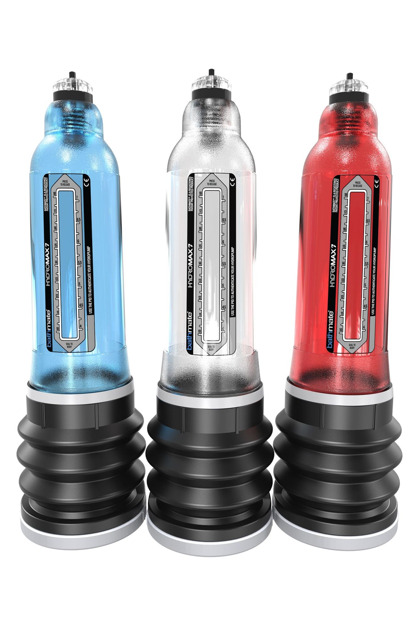 гидропомпа bathmate hydromax7, abs пластик, прозрачная, 30 см (аналог hydromax x30) в России