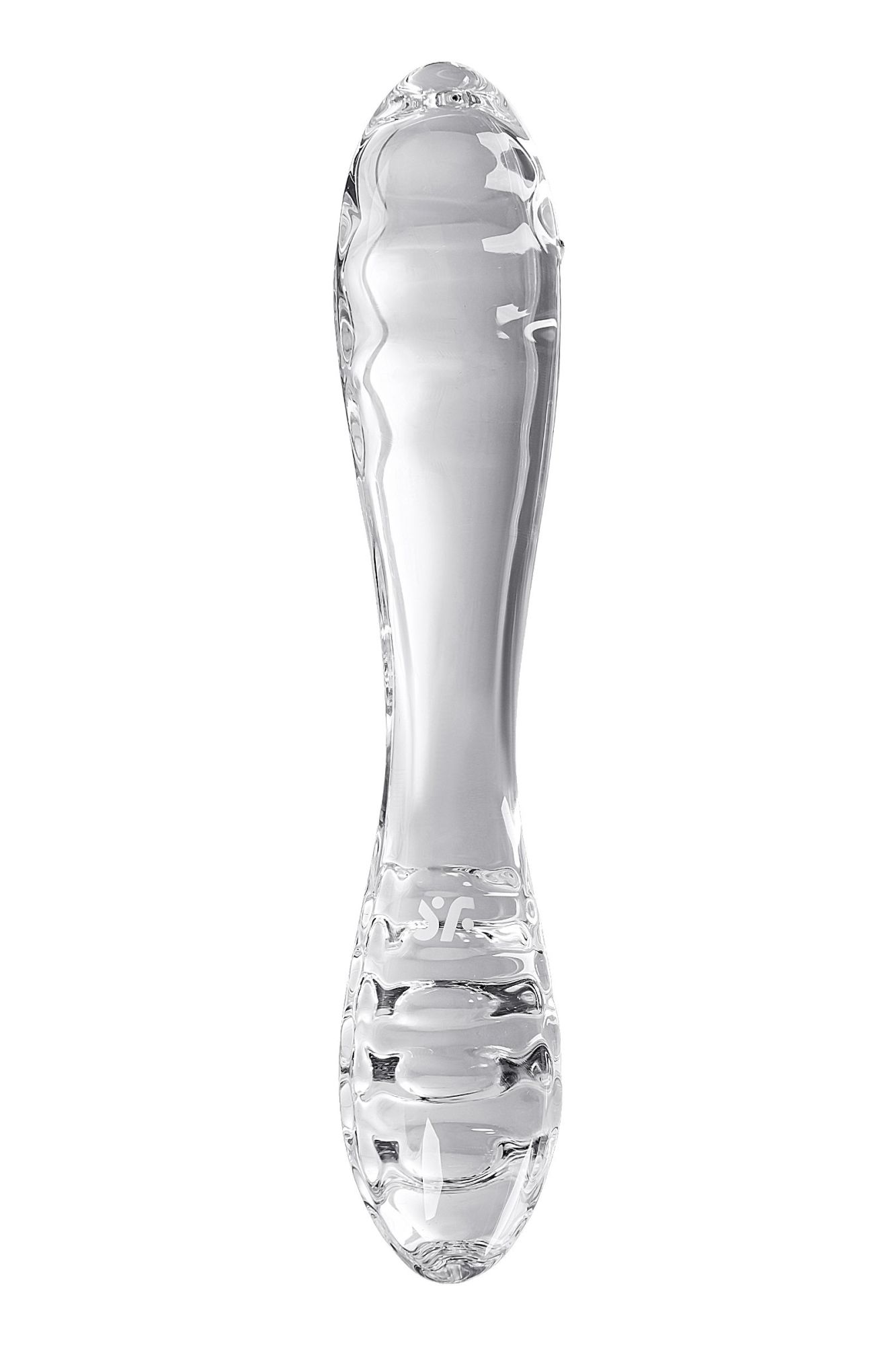двусторонний фаллоимитатор satisfyer dazzling crystal 1, стекло, прозрачный, 18,5 см в России
