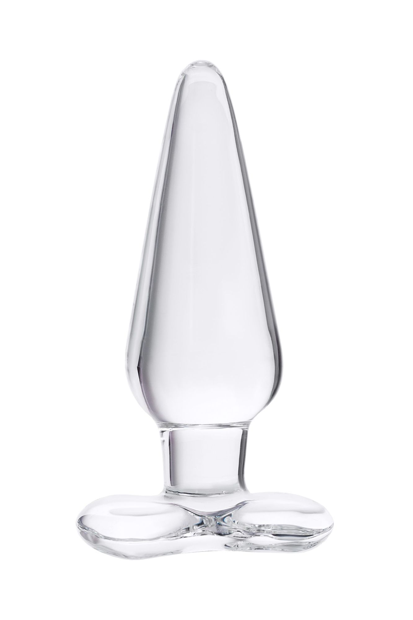 анальная втулка sexus glass, стекло, прозрачная, 11,5 см, ø 3,5 см в России