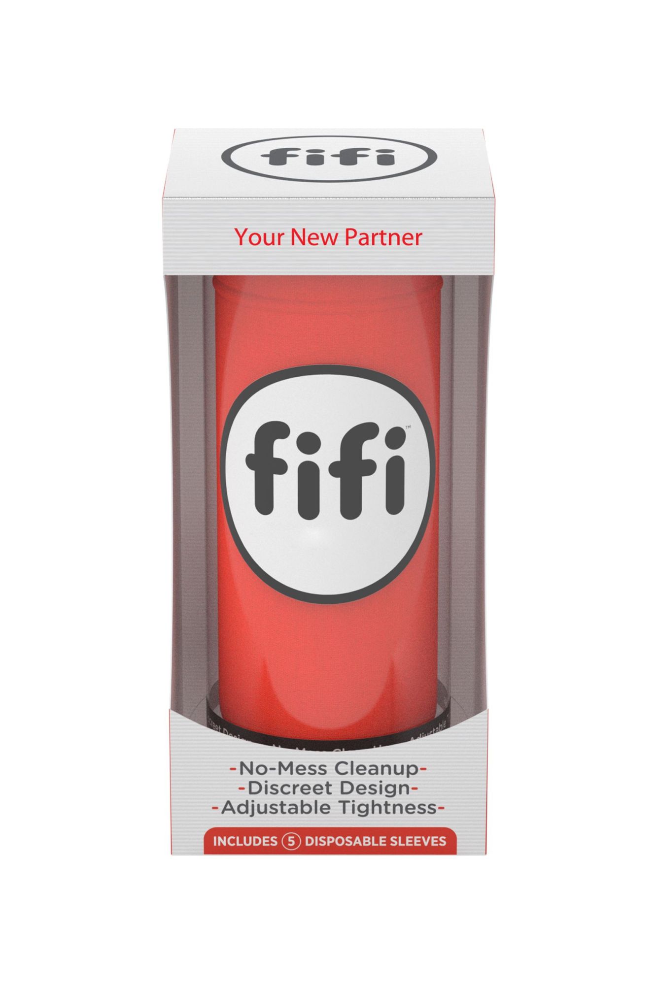 мастурбатор нереалистичный fifi male, текстиль, красный в России