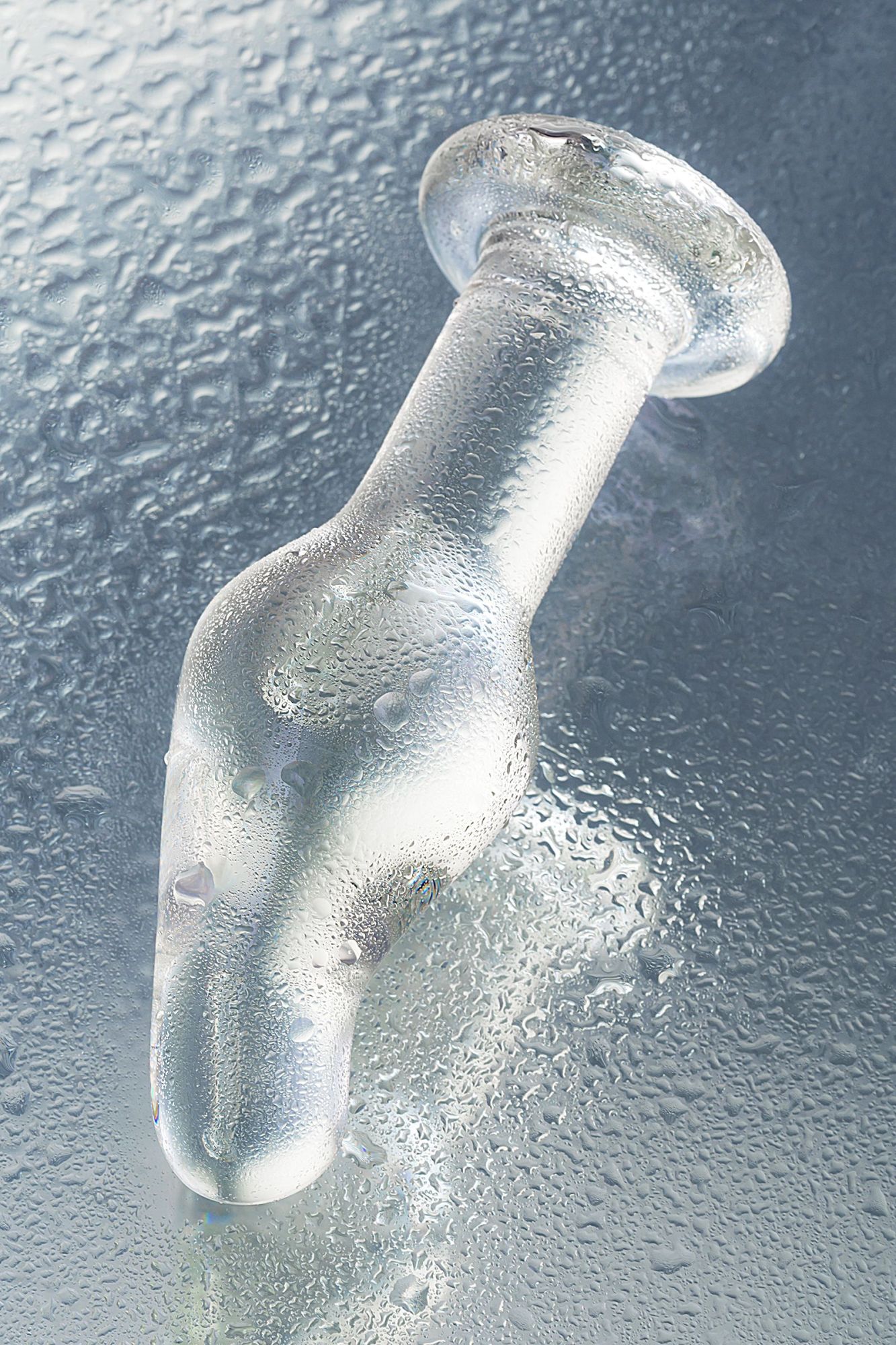 анальная втулка sexus glass, стекло, прозрачная, 14,5 см, ø 4 см в России