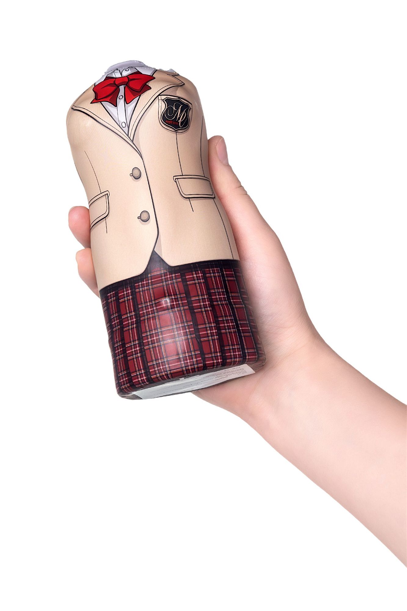 мастурбатор magic eyes uniforms nude blazer r, tpe, белый, 17 см в России