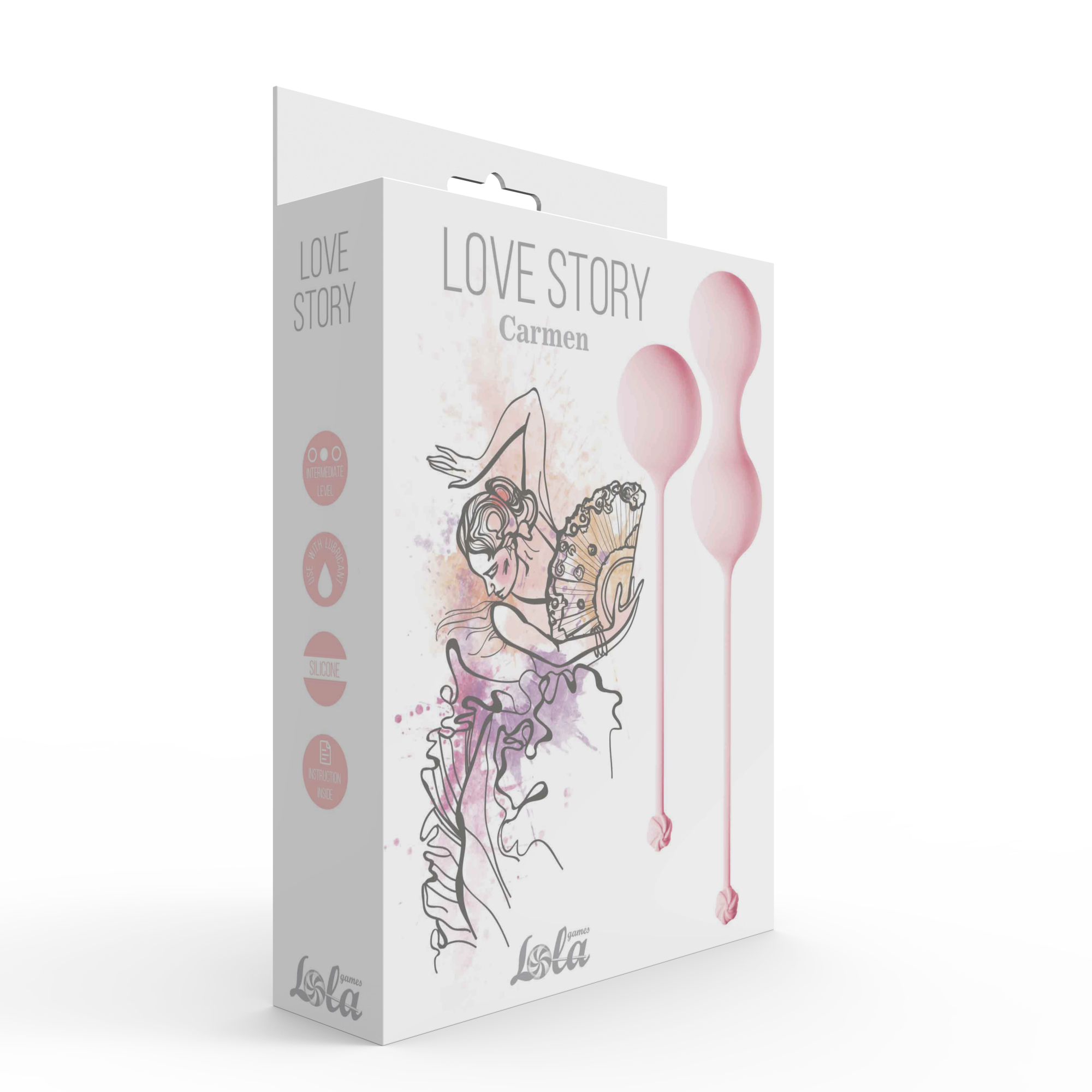 набор вагинальных шариков love story carmen tea rose 3011-01lola в России