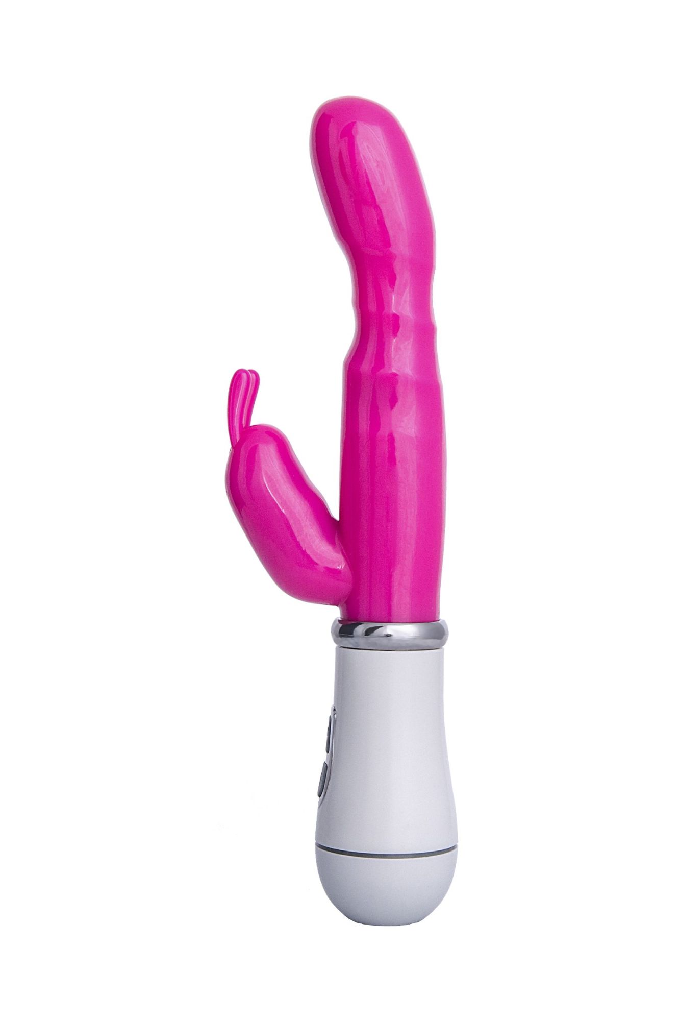 вибратор с клиторальным стимулятором a-toys by toyfa, tpe, розовый, 20 см в России