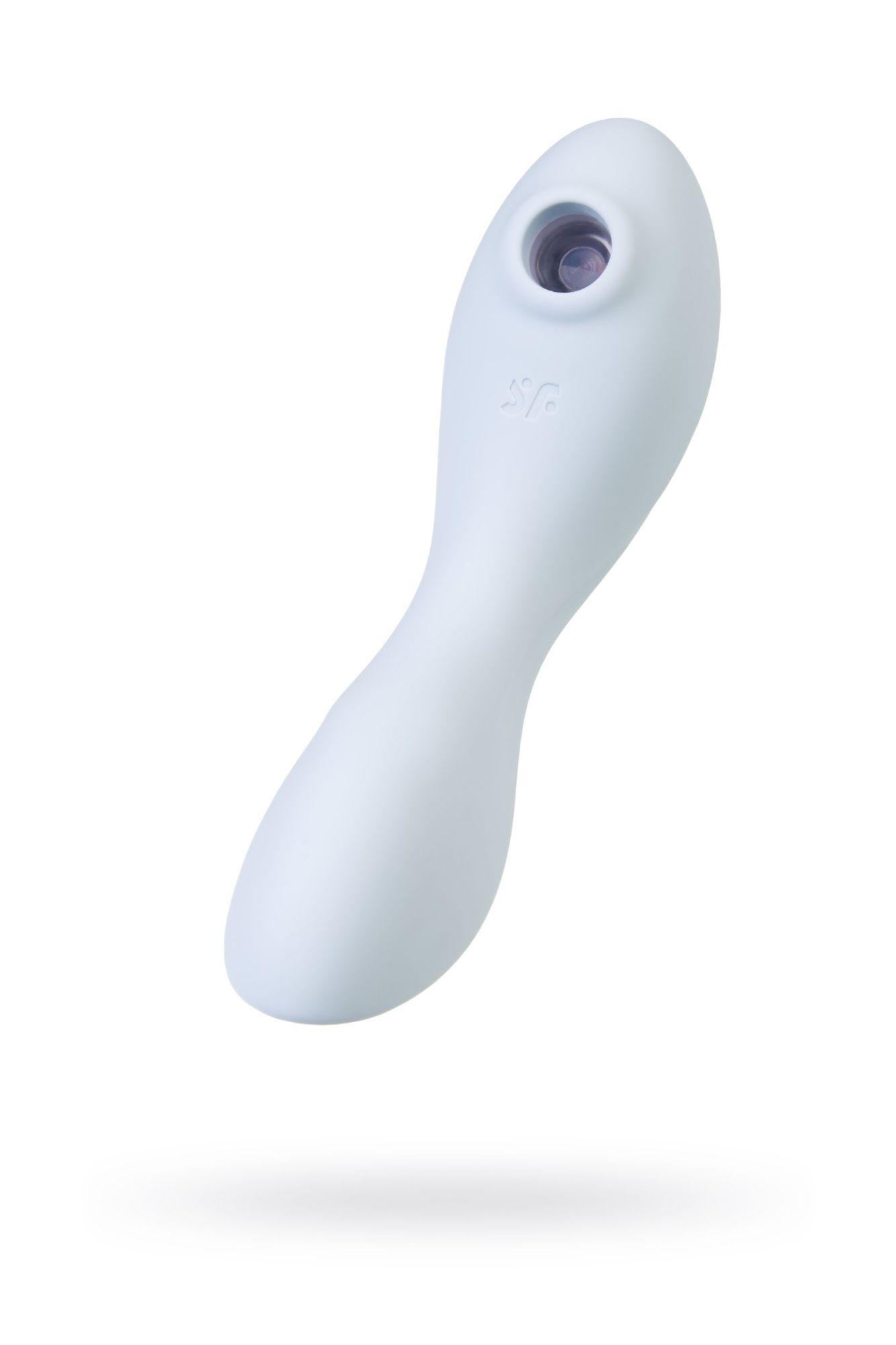 вакуумный стимулятор клитора satisfyer curvy trinity 5+, голубой в России