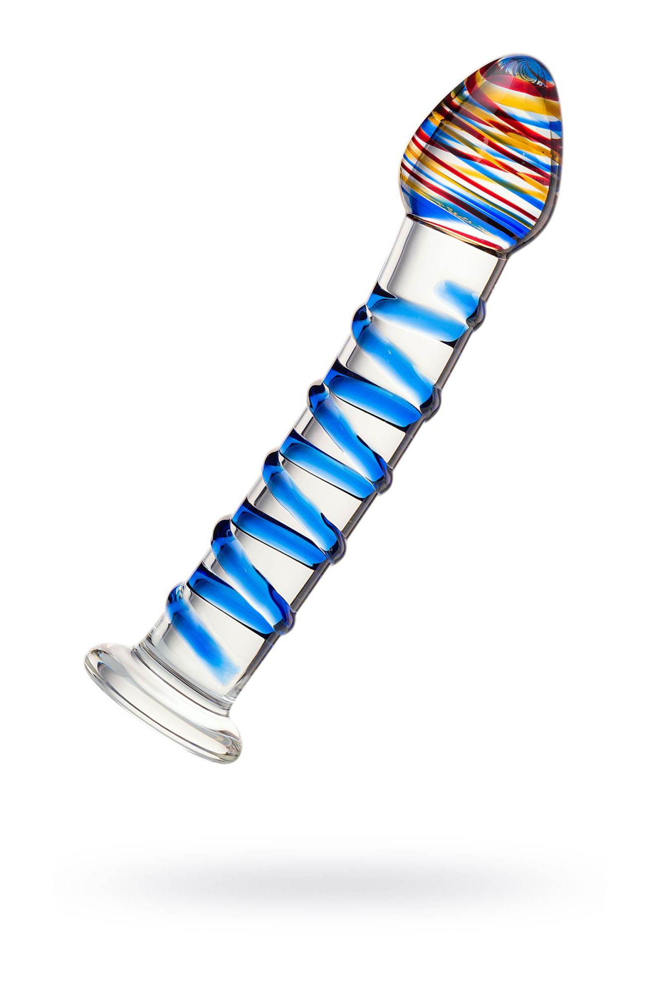 нереалистичный фаллоимитатор sexus glass, стекло, 18 см в России