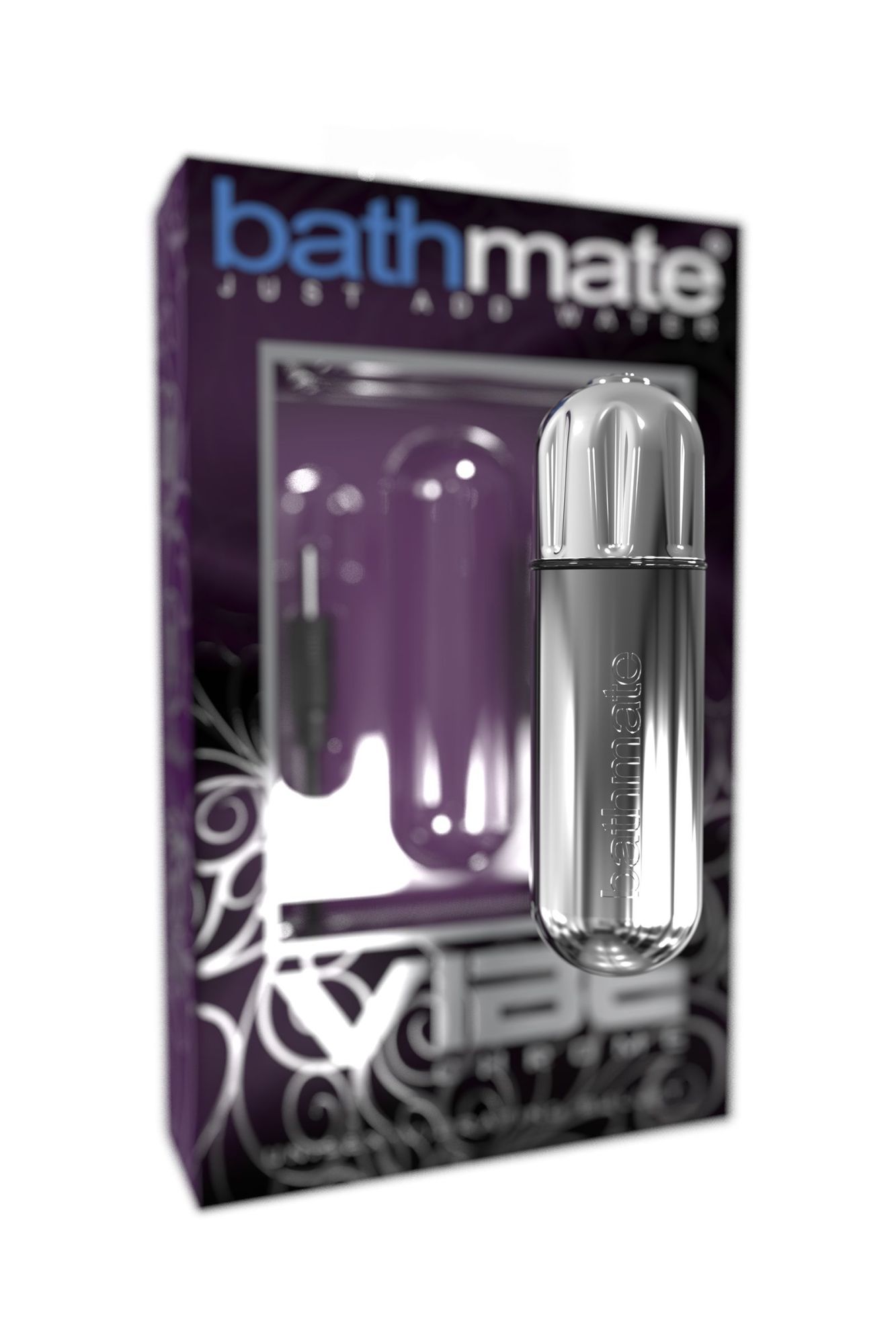 вибропуля bathmate vibe bullet chrome, пластик, серебряная в России