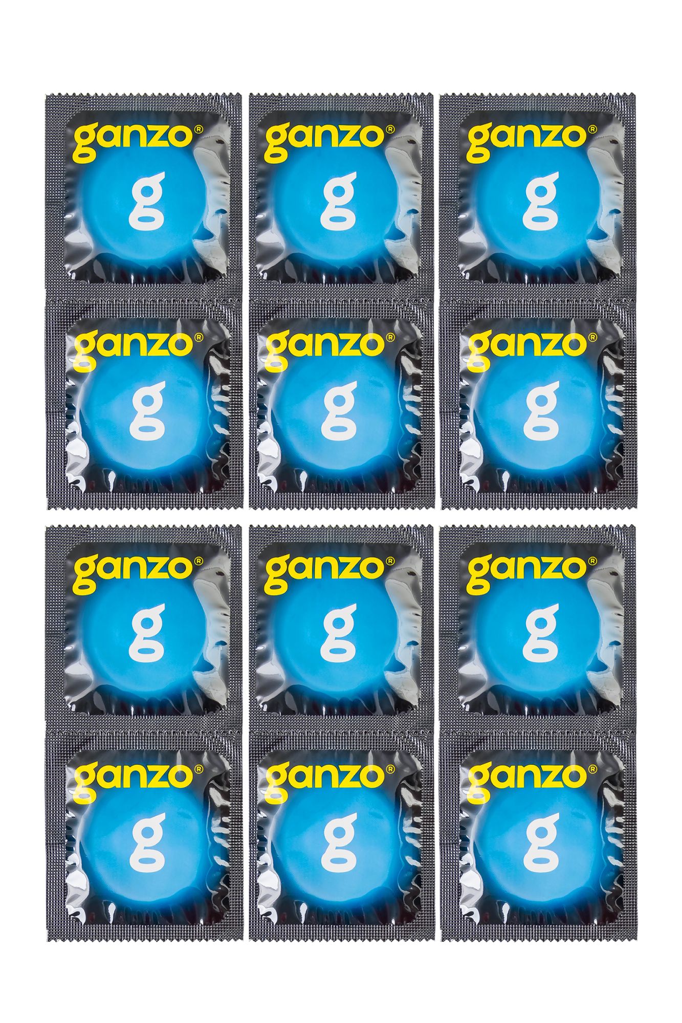 презервативы  ganzo xxl увеличенные, латекс, 19 см, 5,5 см, 12 шт. в России